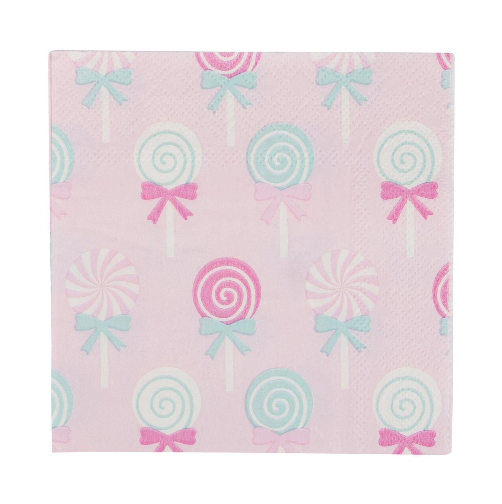 Pink Lollipop Napkins - Stesha Party