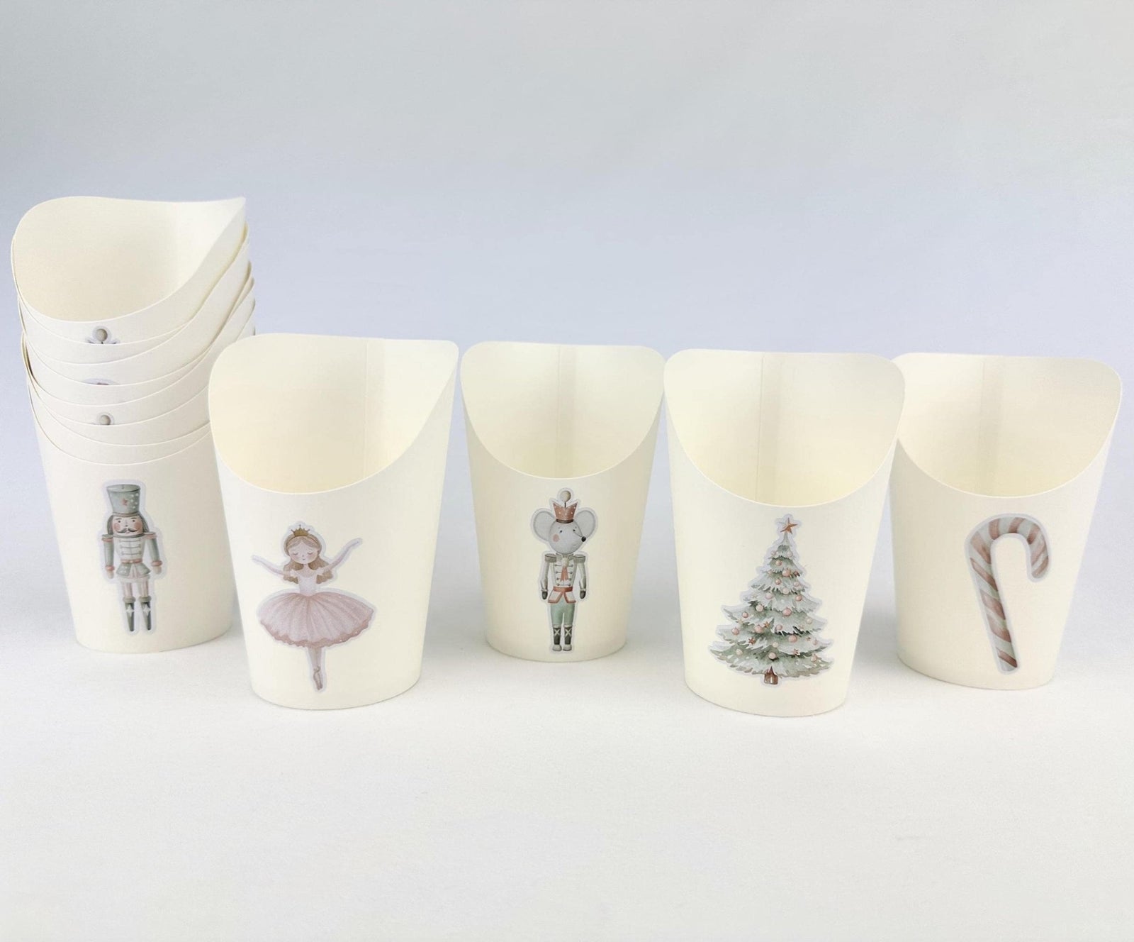 Pink Nutcracker Ballet Charcuterie Cups 12ct - Stesha Party