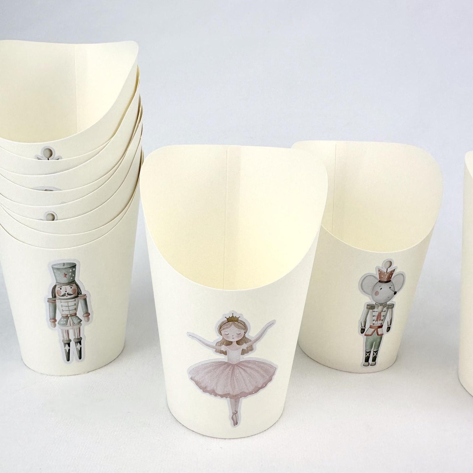 Pink Nutcracker Ballet Charcuterie Cups 12ct - Stesha Party