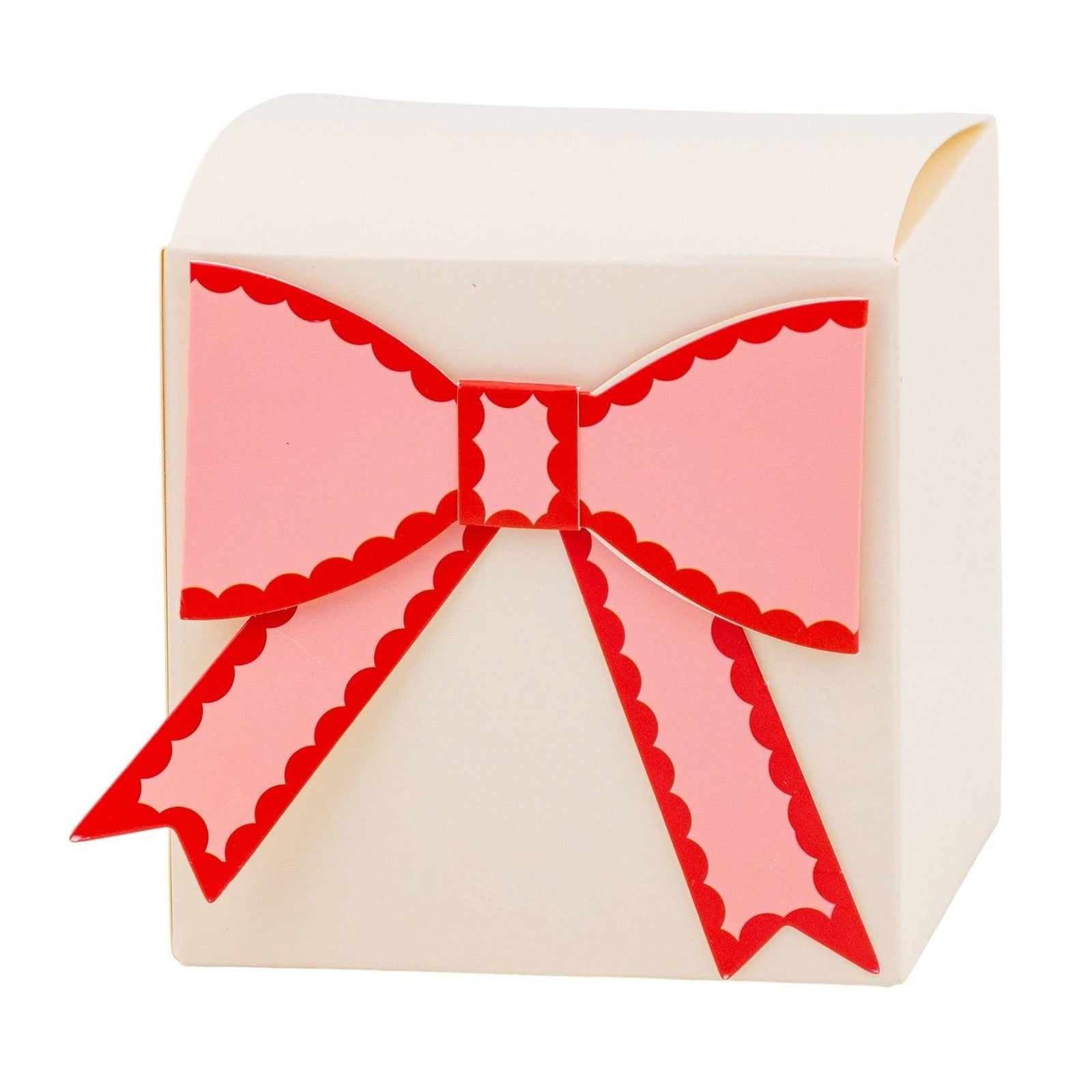 Pink & Red Bow Treat Boxes 8ct - Stesha Party