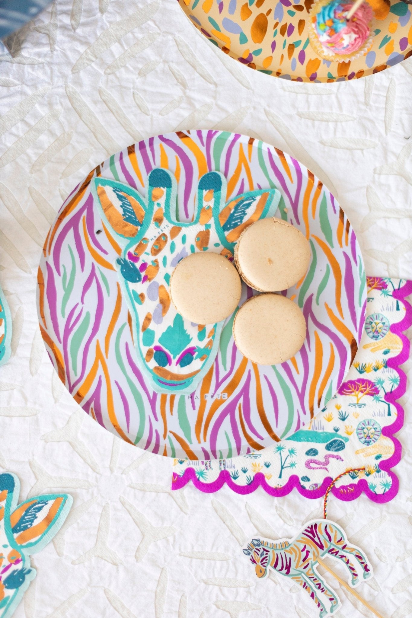 Pink Safari Napkins - Stesha Party