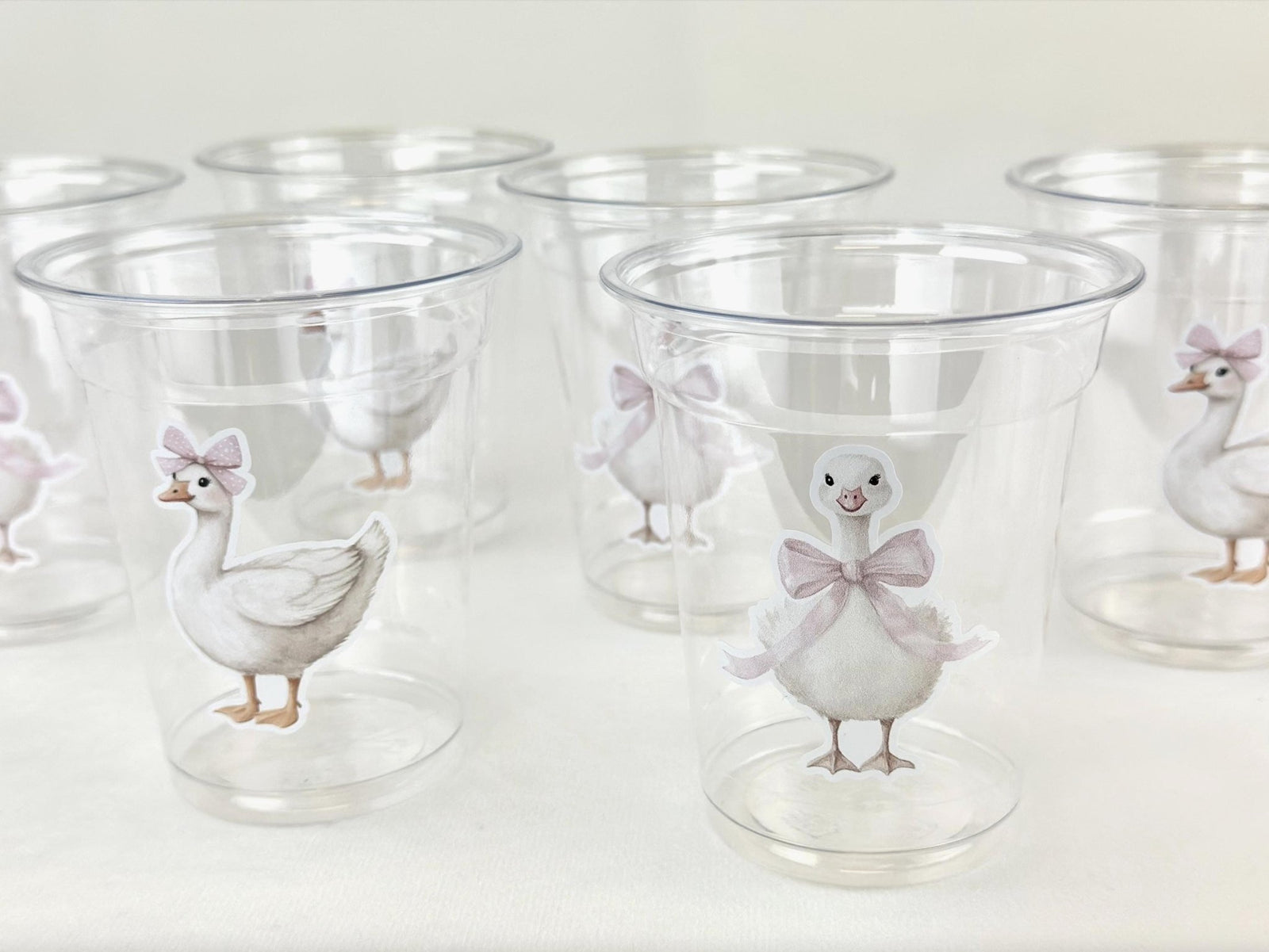 Pink Silly Goose Party Cups - Stesha Party