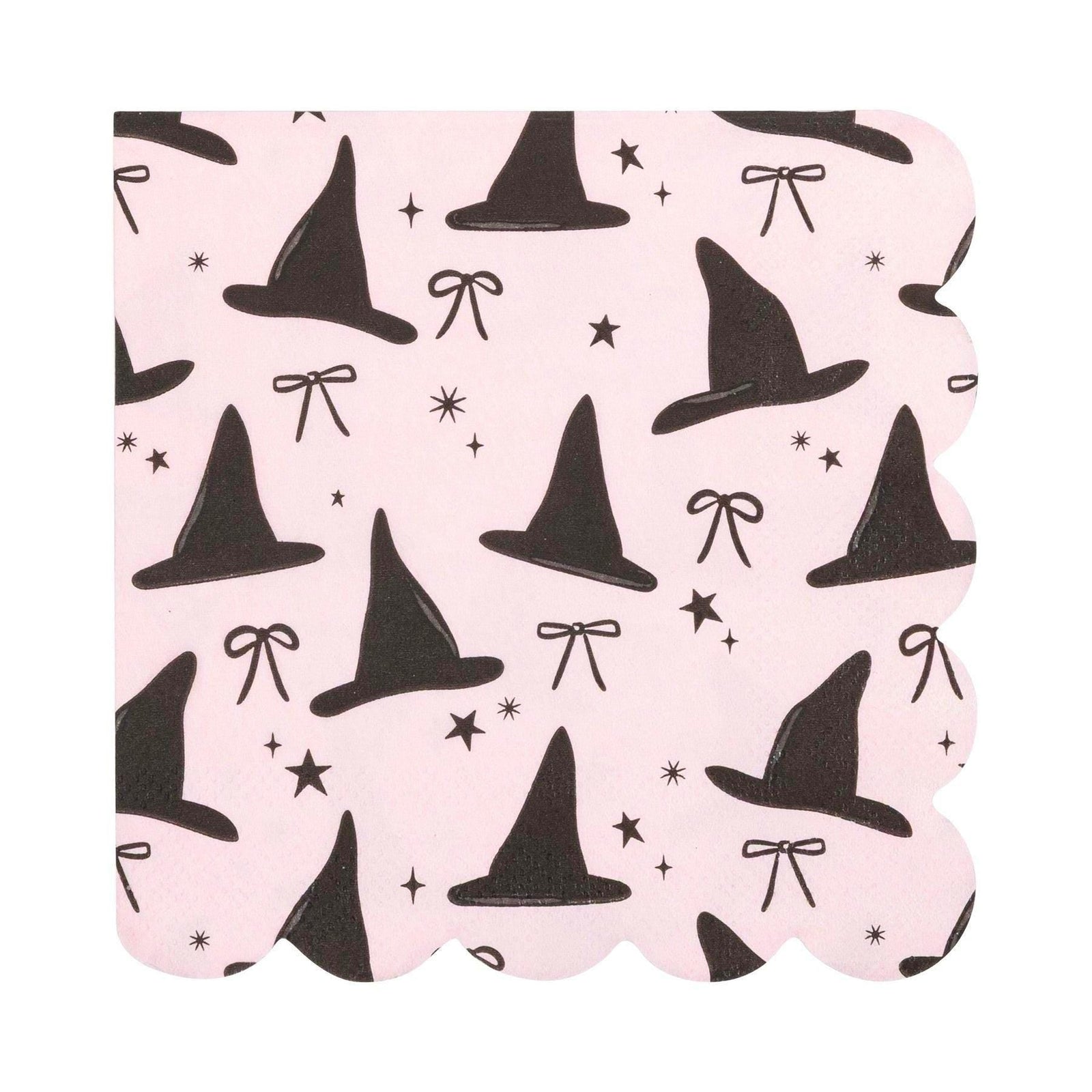 Pink Witch Hats Napkins 24ct - Stesha Party