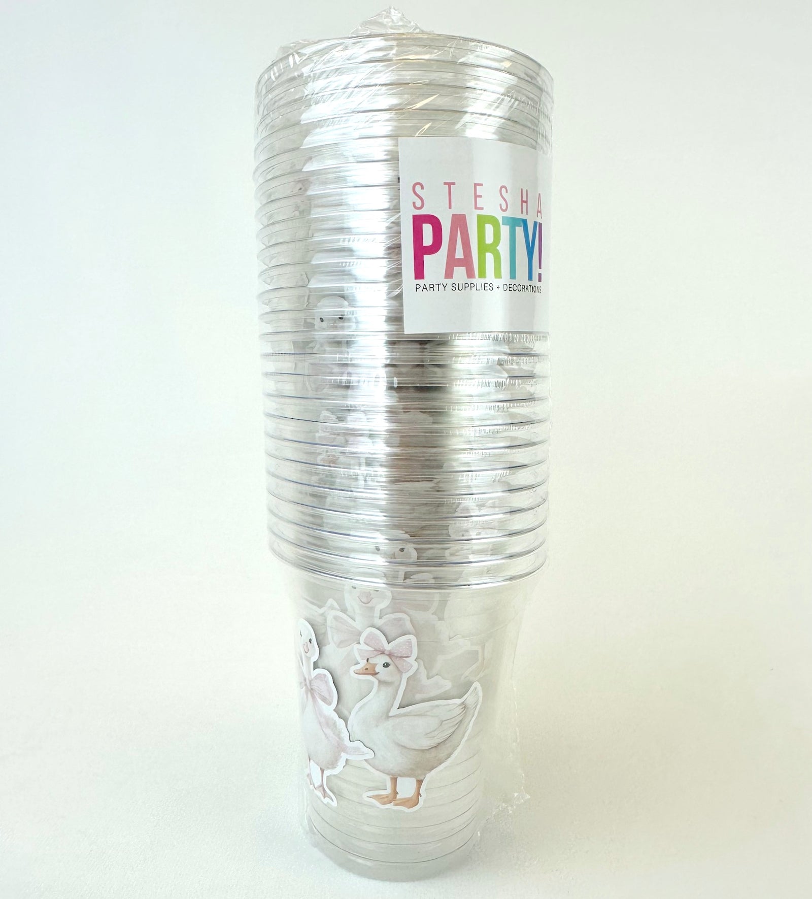Pink Silly Goose Party Cups