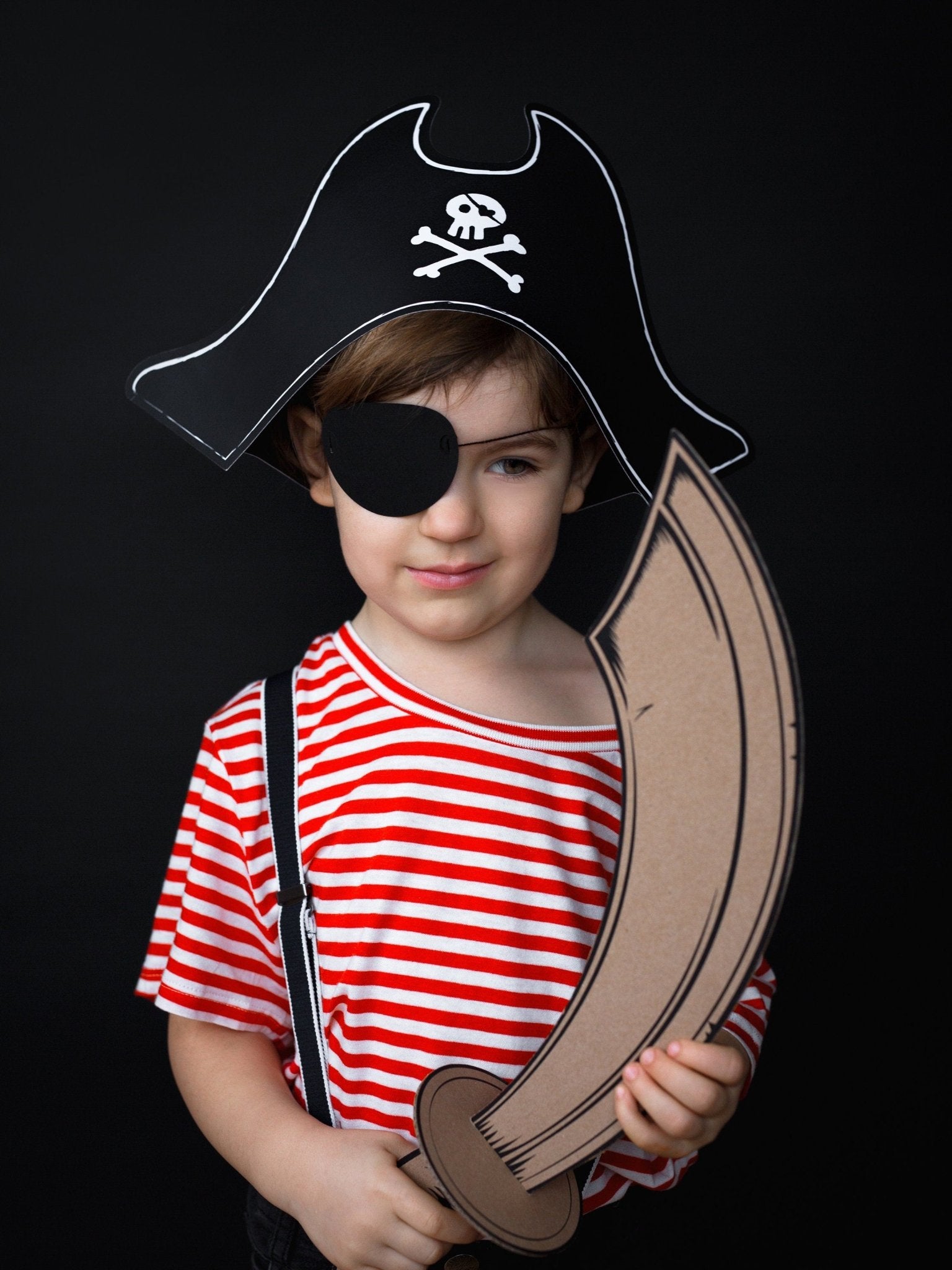 Pirate Hat & Eye Patch - Stesha Party