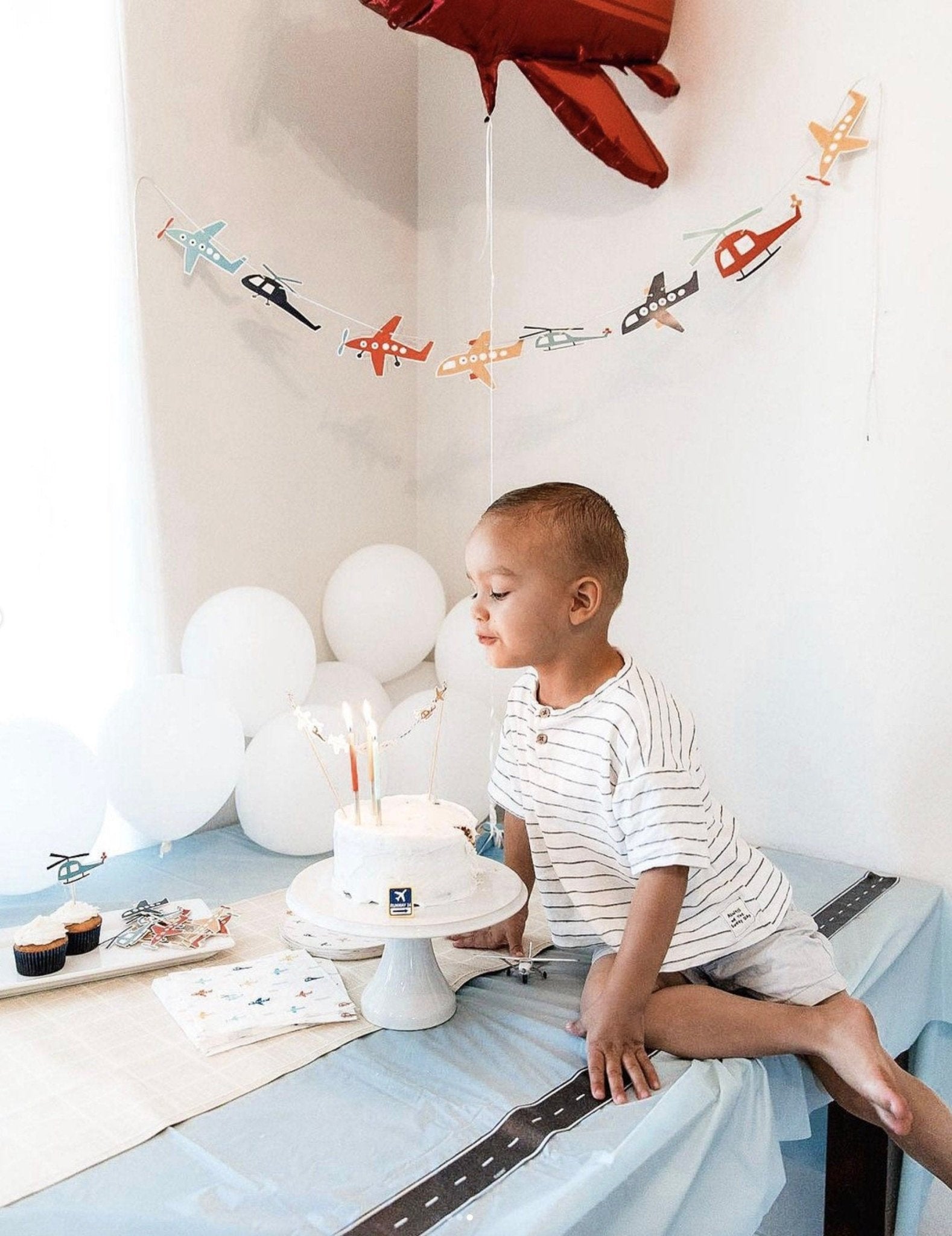 Plane Birthday Napkins 16ct - Stesha Party