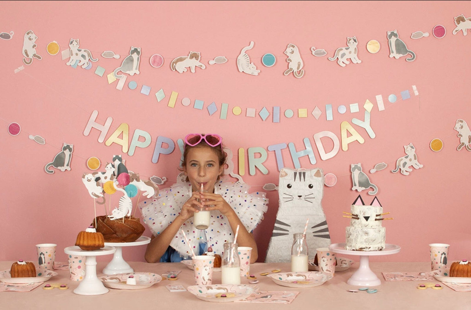 Playful Kitty Cat Party Cups - Stesha Party