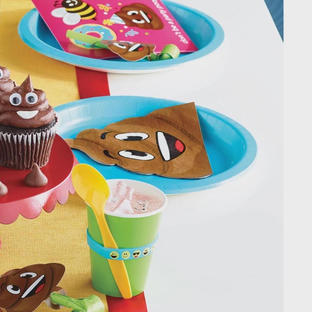 Poop Emoji Napkins 16ct - Stesha Party