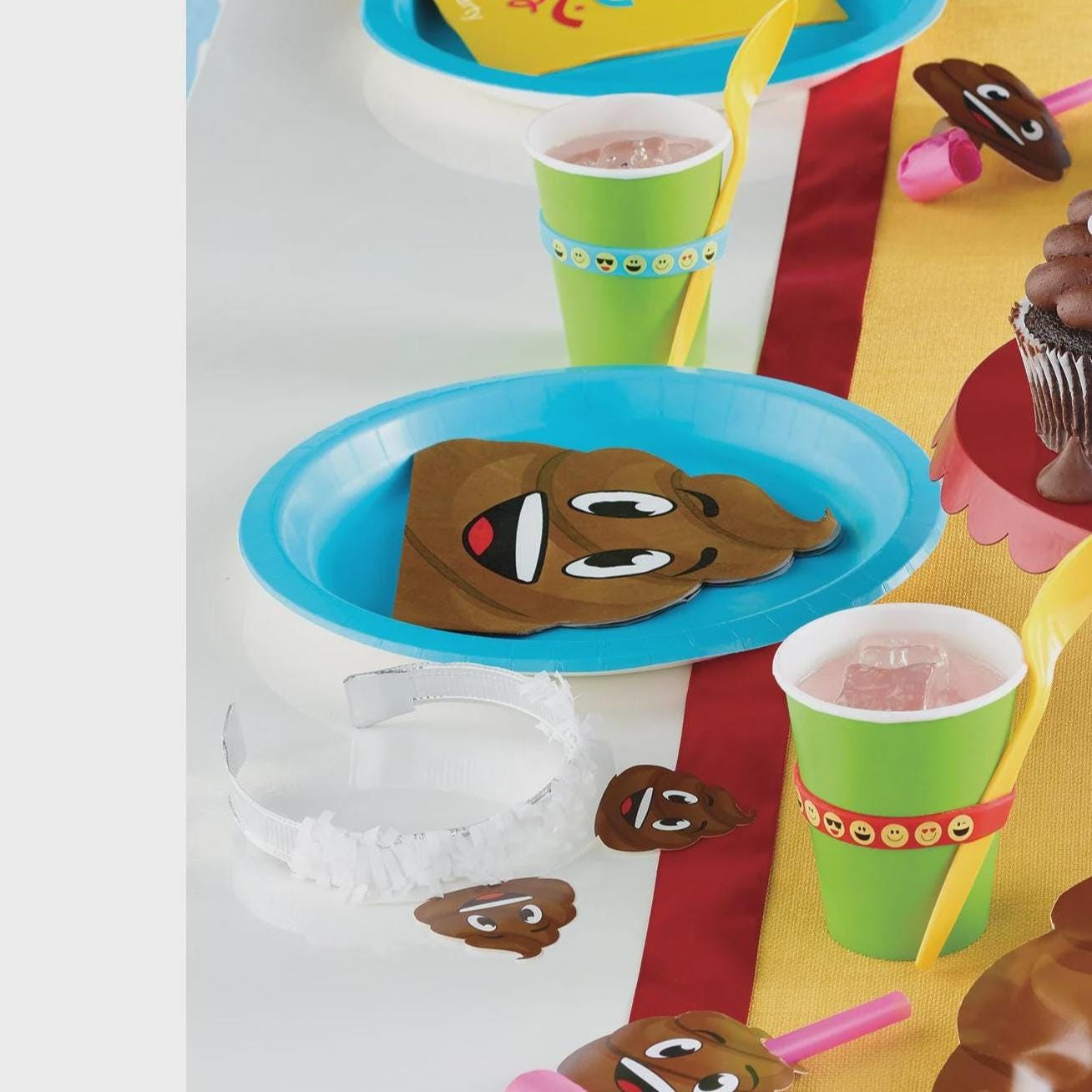 Poop Emoji Napkins 16ct - Stesha Party