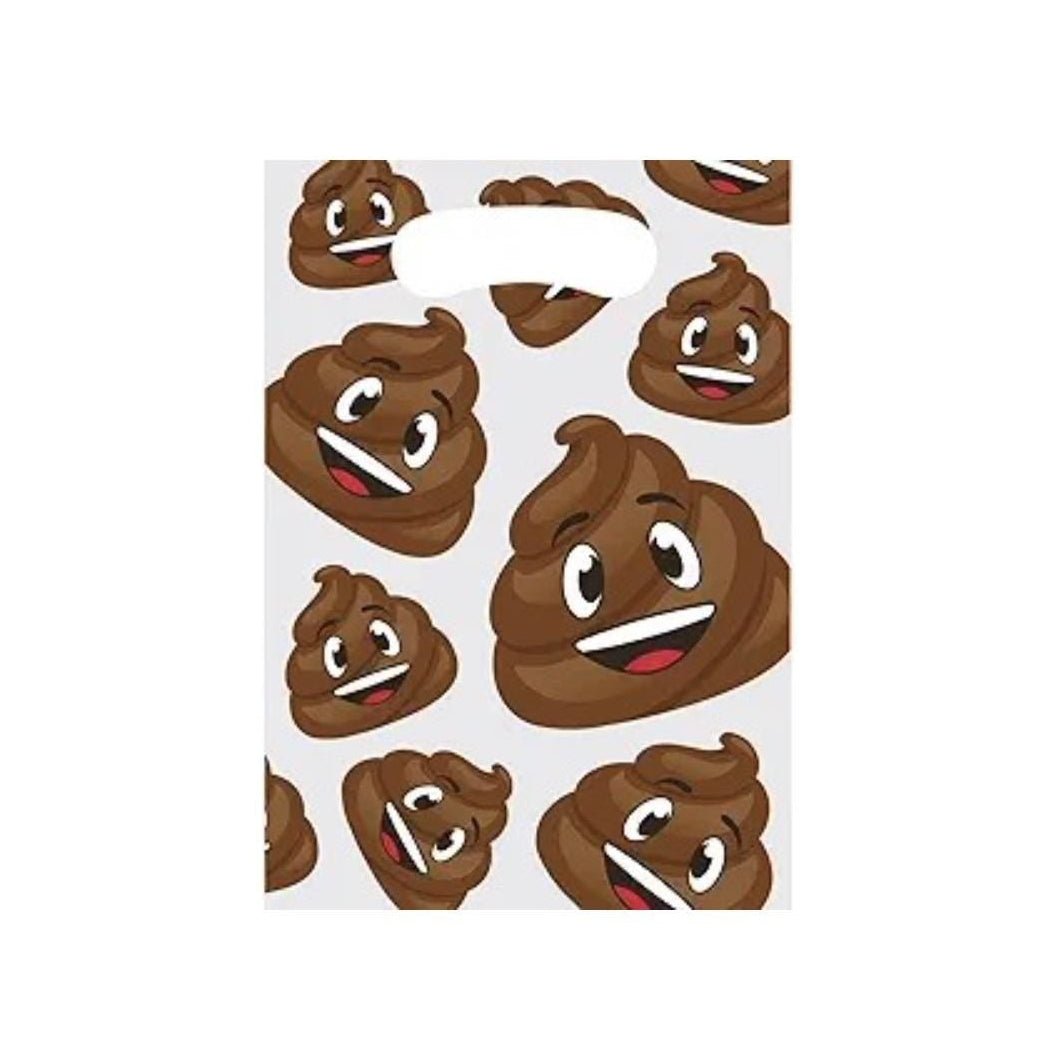 Poop Emoji Party Favor Bags 8ct - Stesha Party