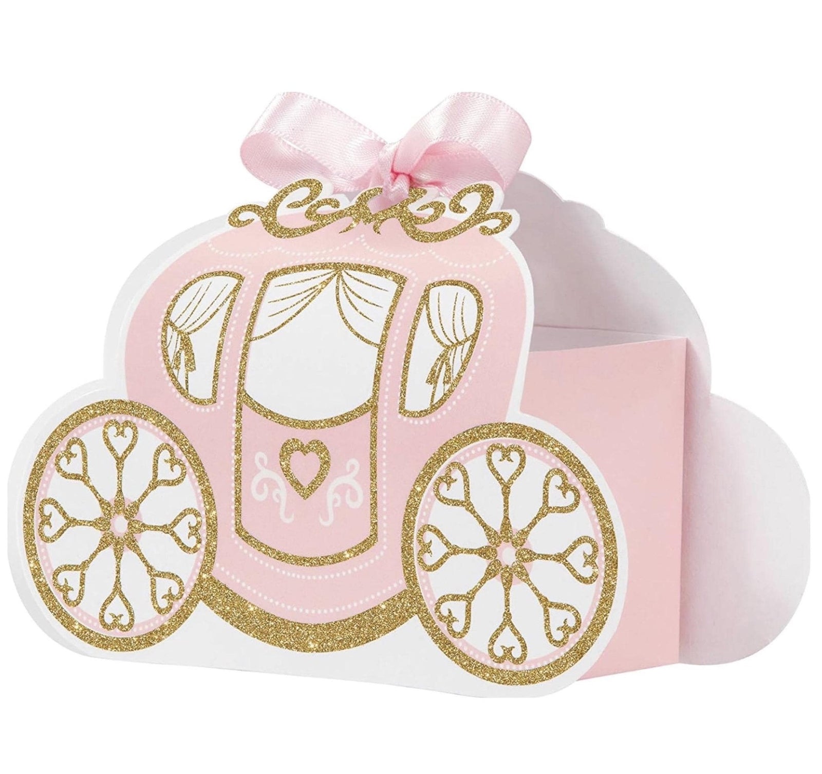 Princess Carriage Favor Boxes 8ct - Stesha Party