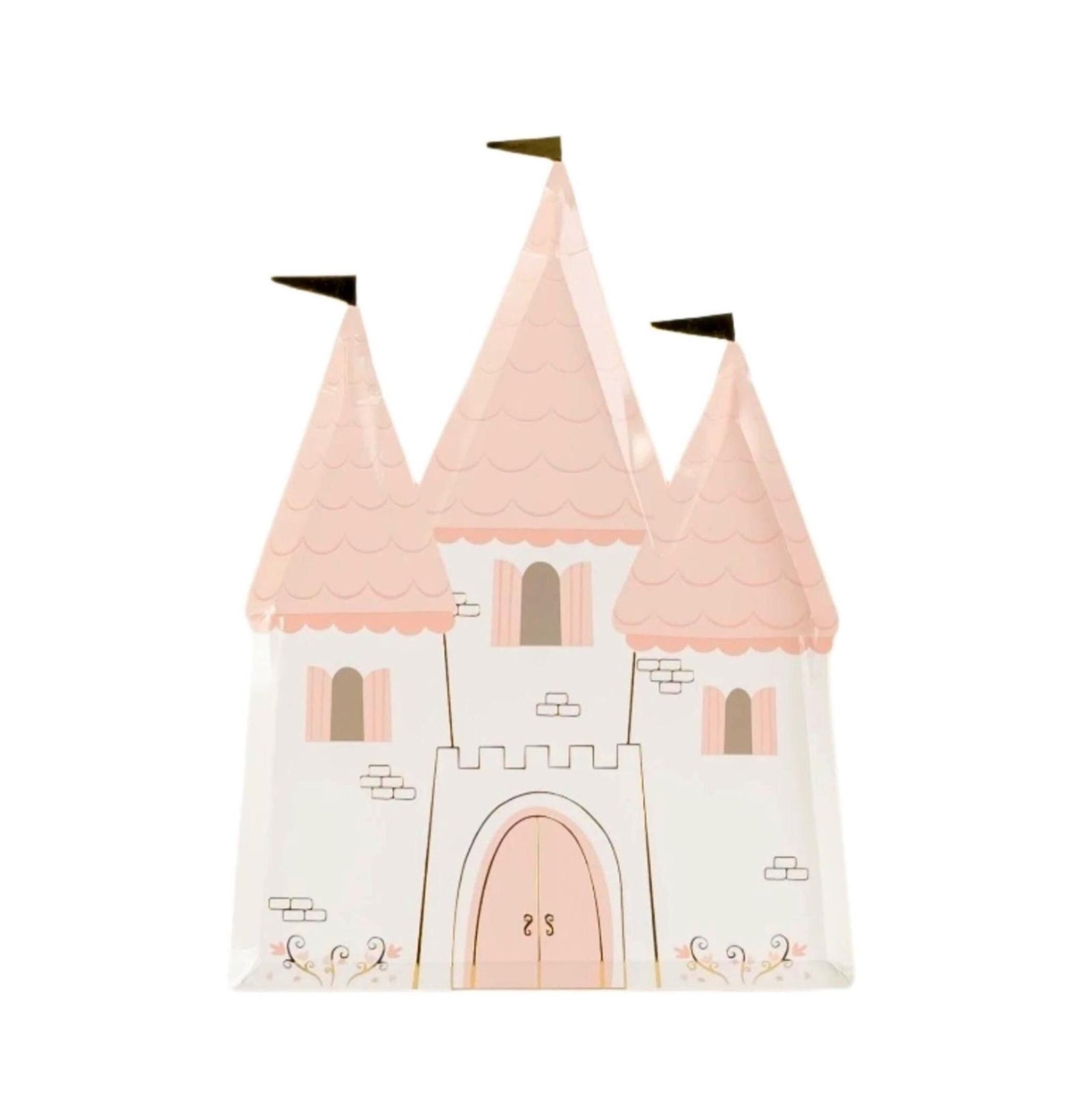 Princess Castle Plates 8ct - Stesha Party