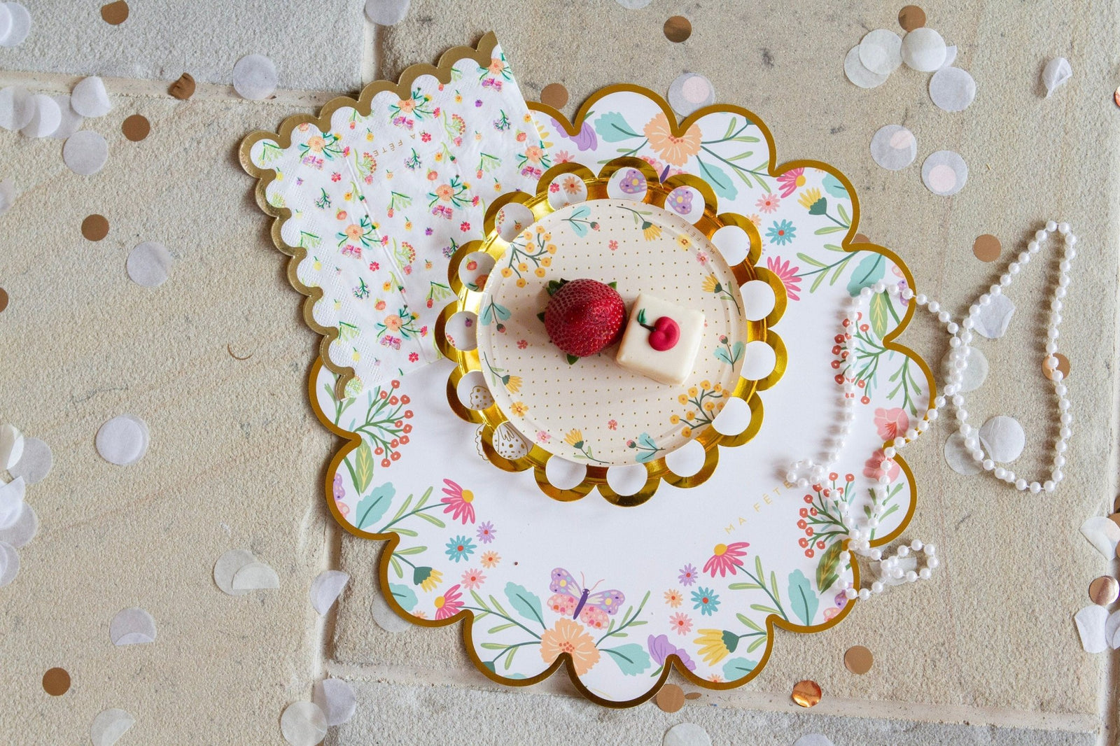 Princess Tea Party Dessert Plates - Stesha Party