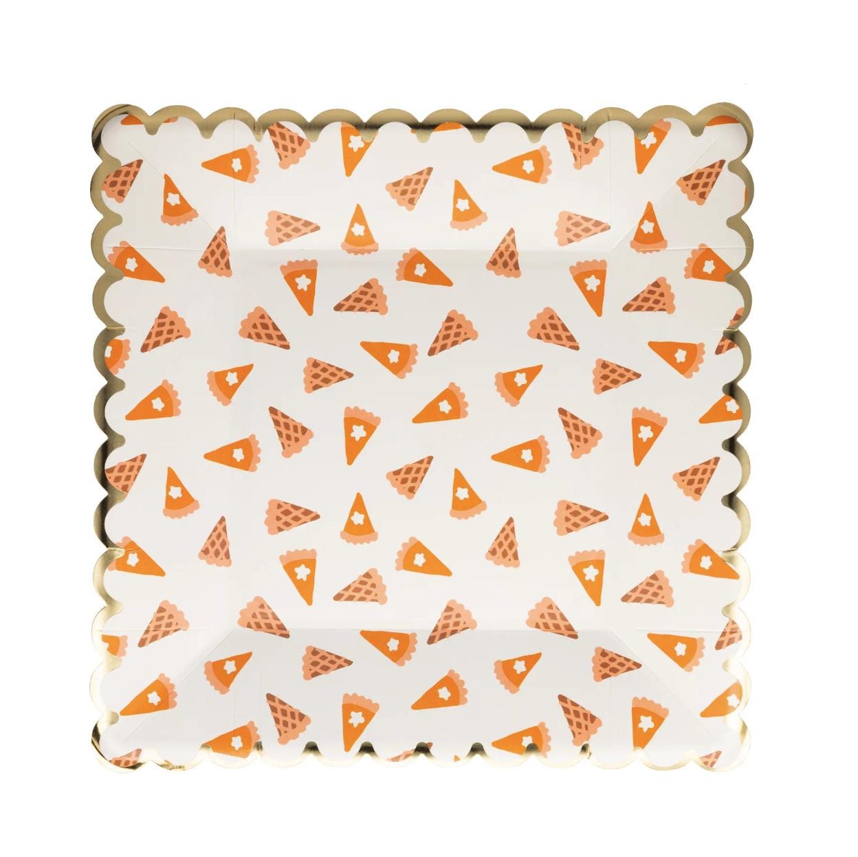 Pumpkin Pie Paper Plates - Stesha Party