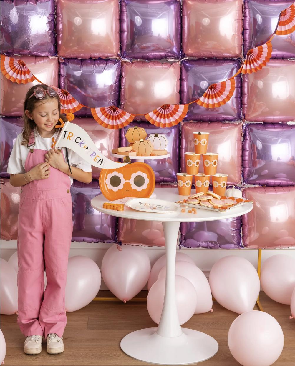 Pumpkin Treat Box Set of 9 with Lids - Stesha Party