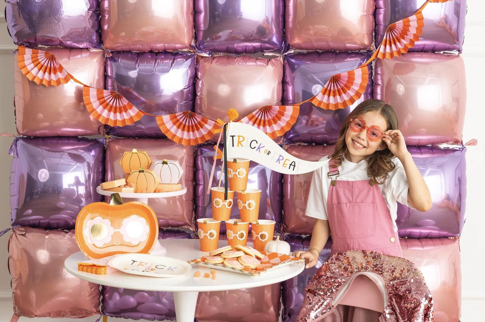 Pumpkin Treat Box Set of 9 with Lids - Stesha Party