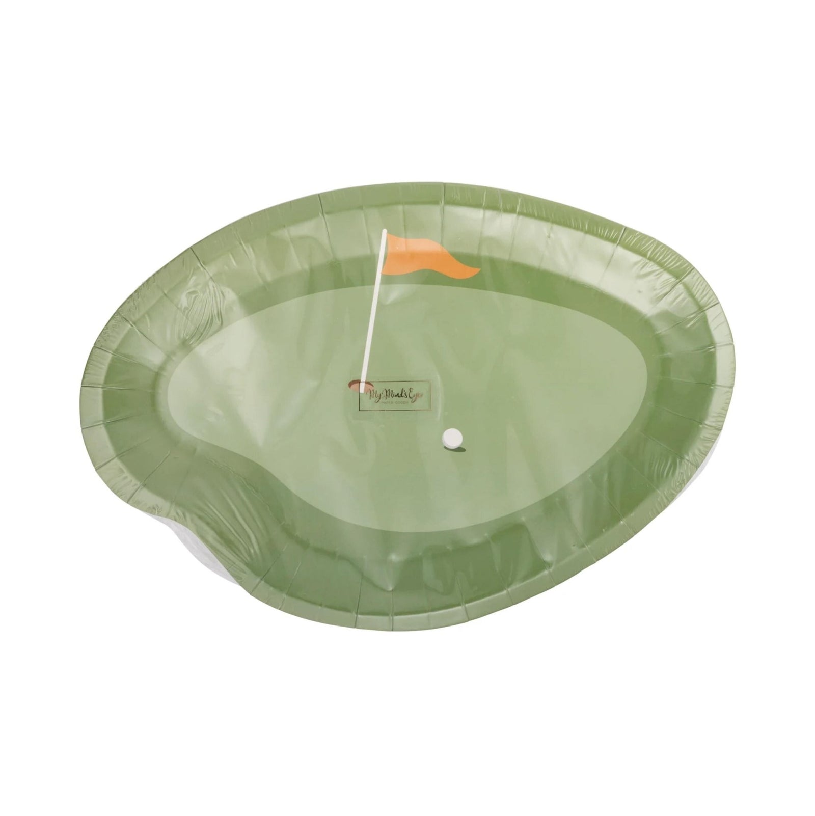 Putting Green Golf Plates 8ct - Stesha Party