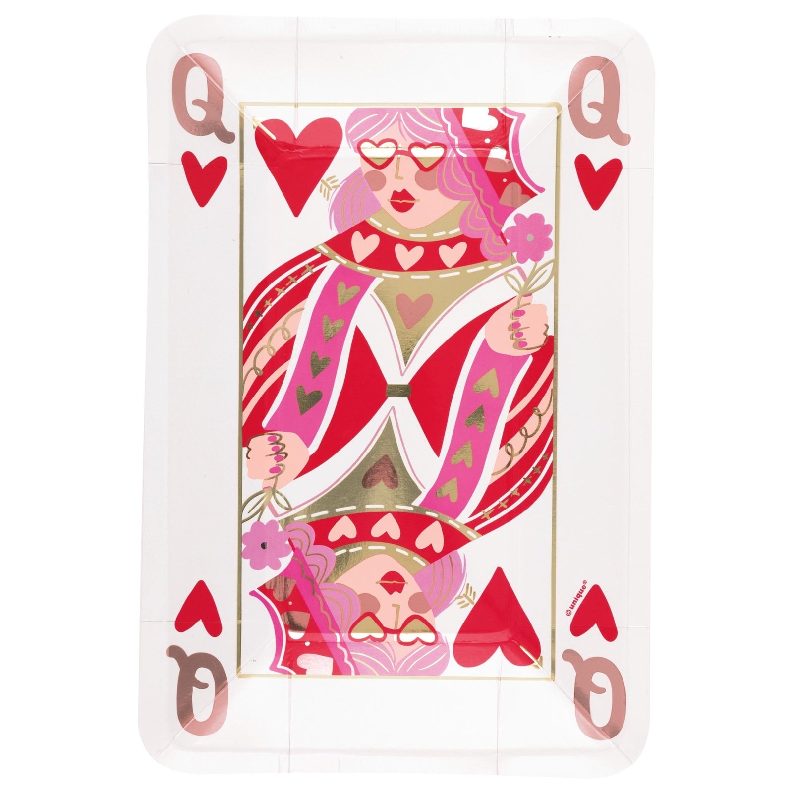 Queen of Hearts Party Plates - Stesha Party