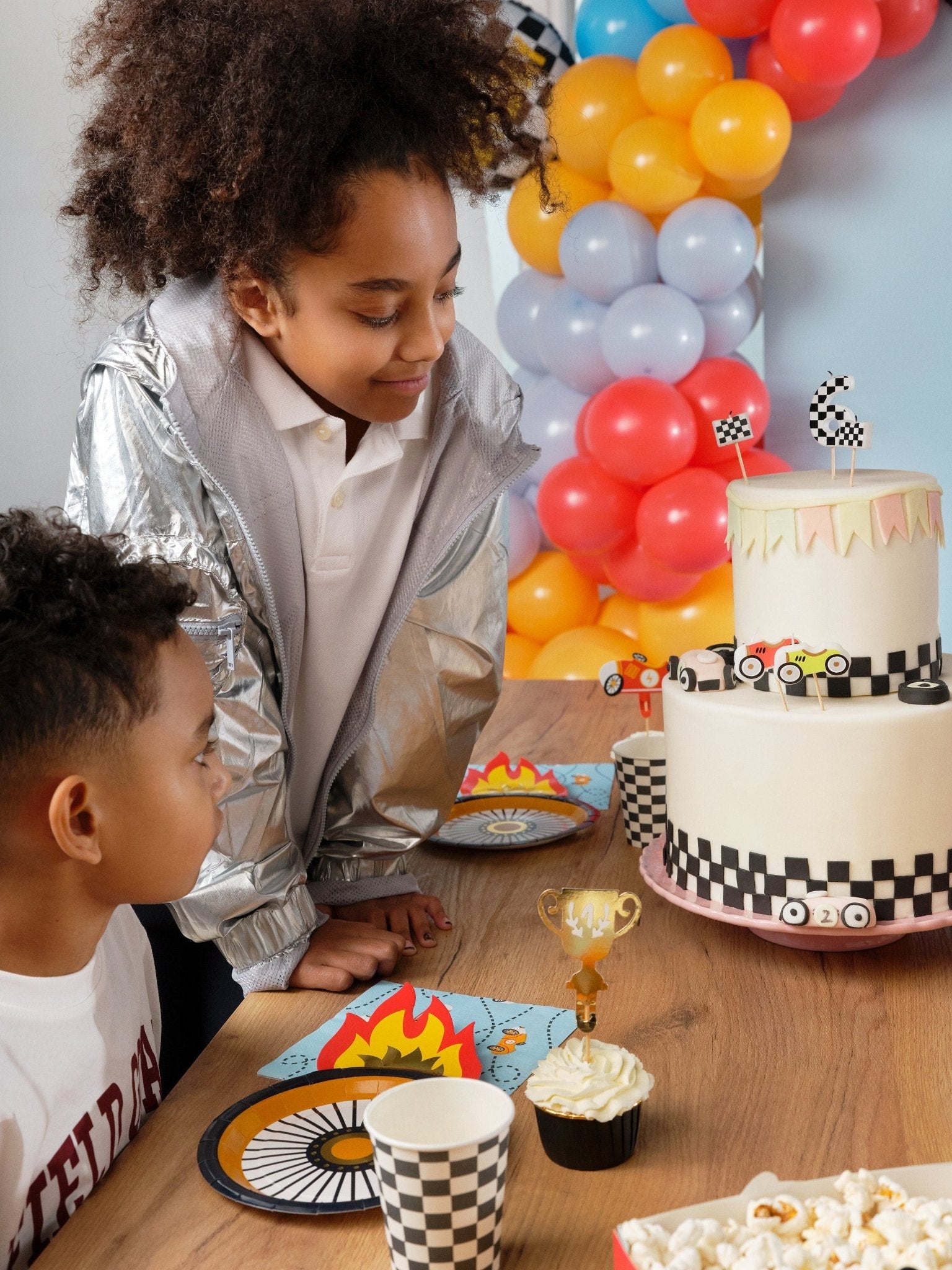 Race Car Cake Toppers - Stesha Party