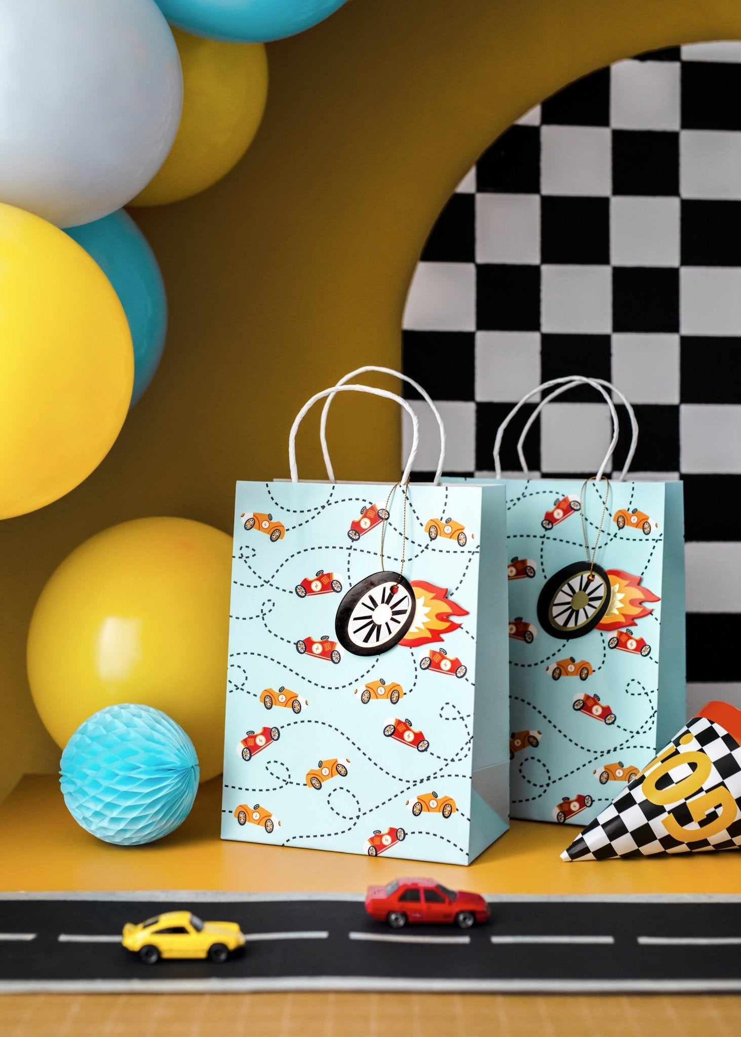 Race Car Gift Bag - Stesha Party