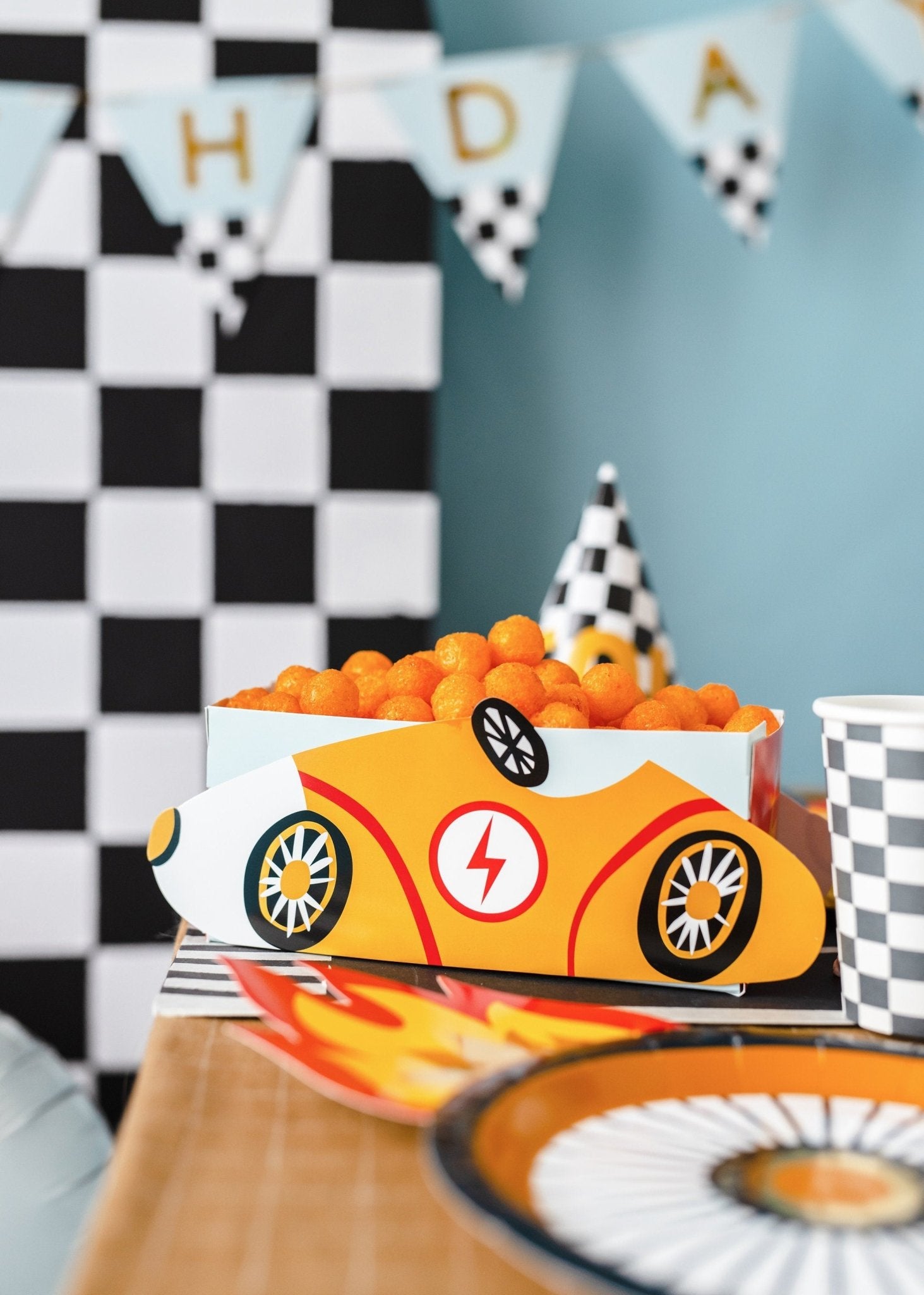 Race Car Snack Boxes - Stesha Party