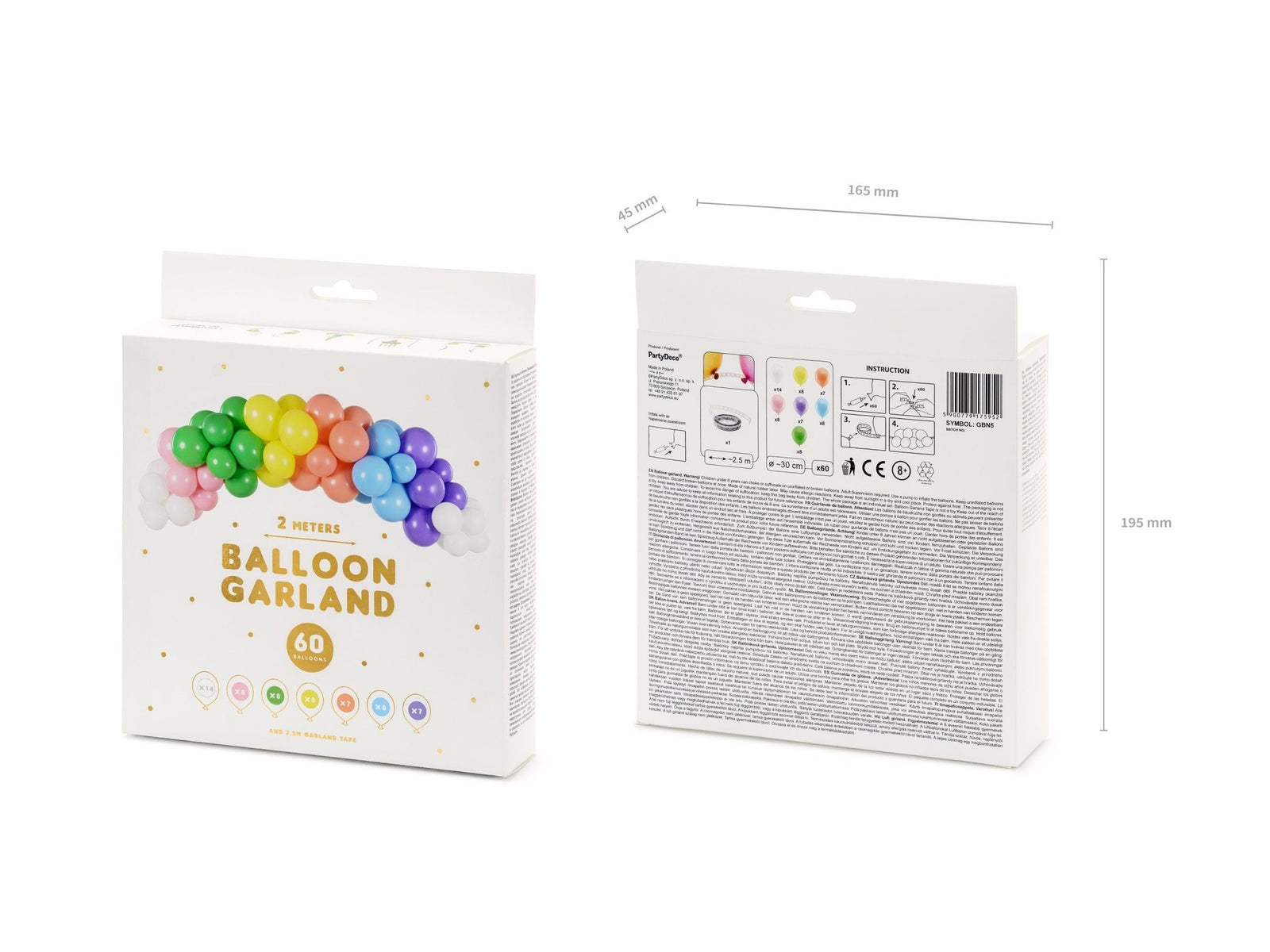 Rainbow Balloon Garland - Stesha Party