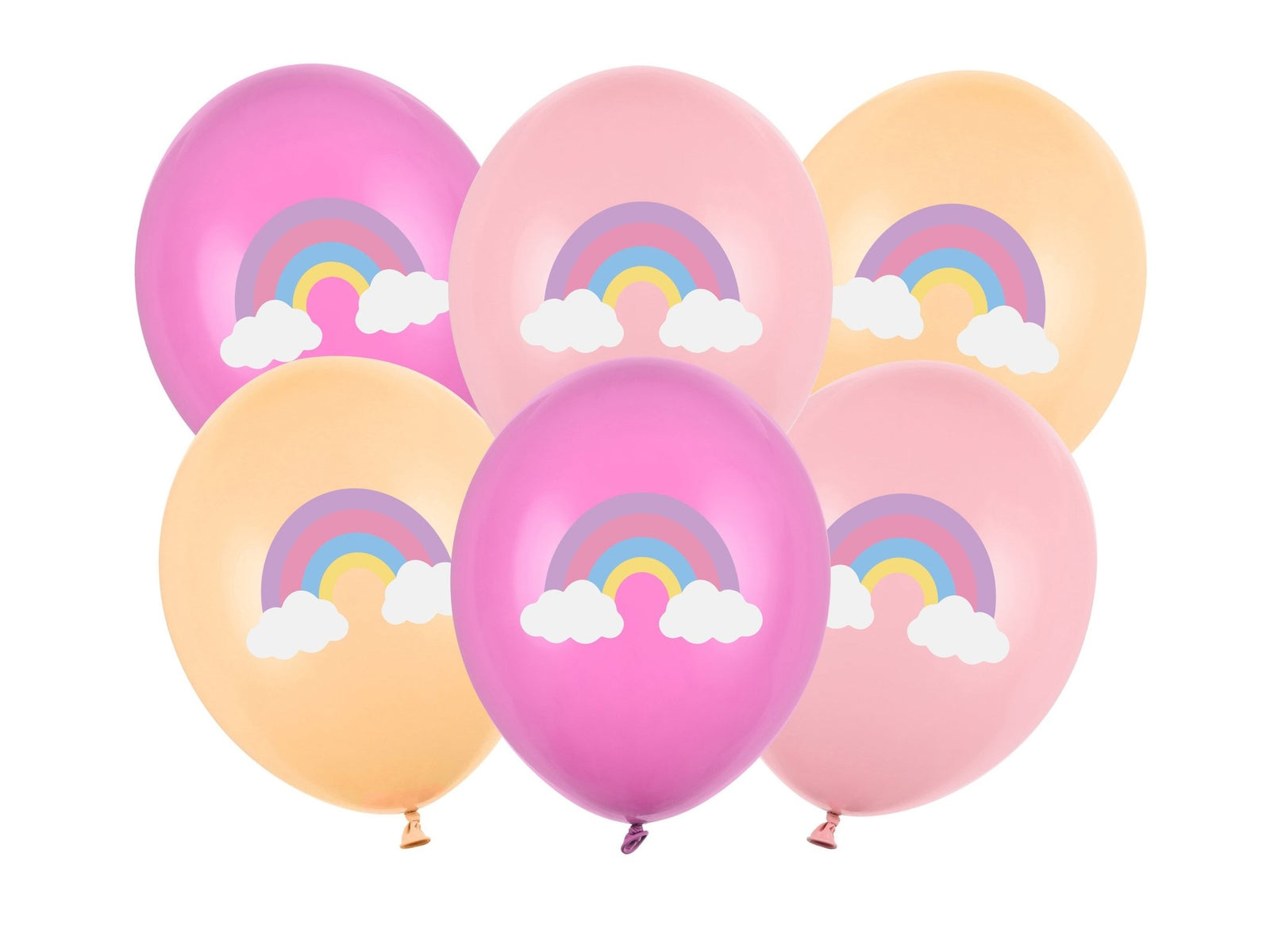 Rainbow Party Balloons - Stesha Party