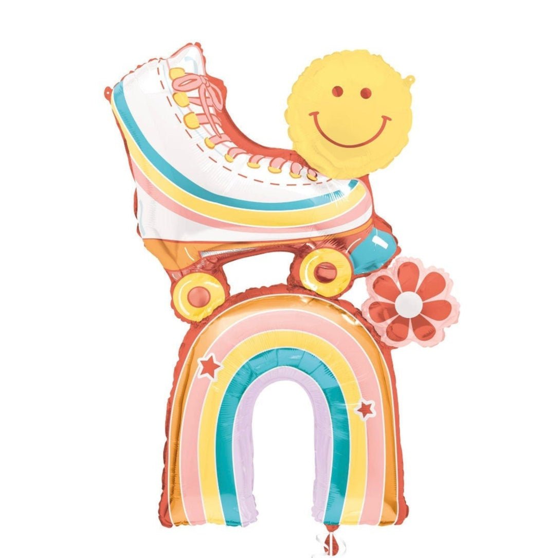 Rainbow Roller Skate Rainbow Balloon - Stesha Party