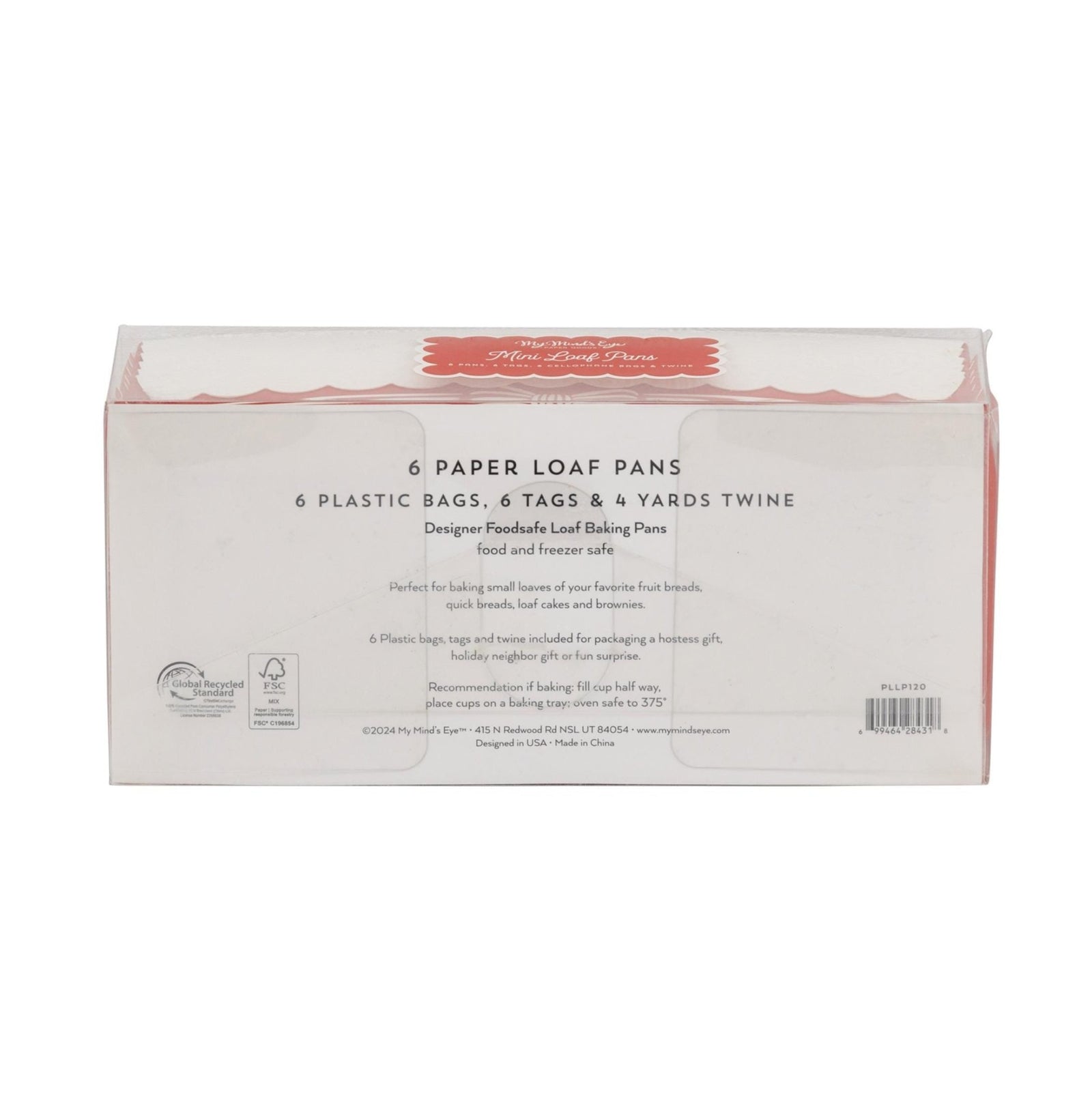 Red Bow Paper Loaf Pans - Stesha Party