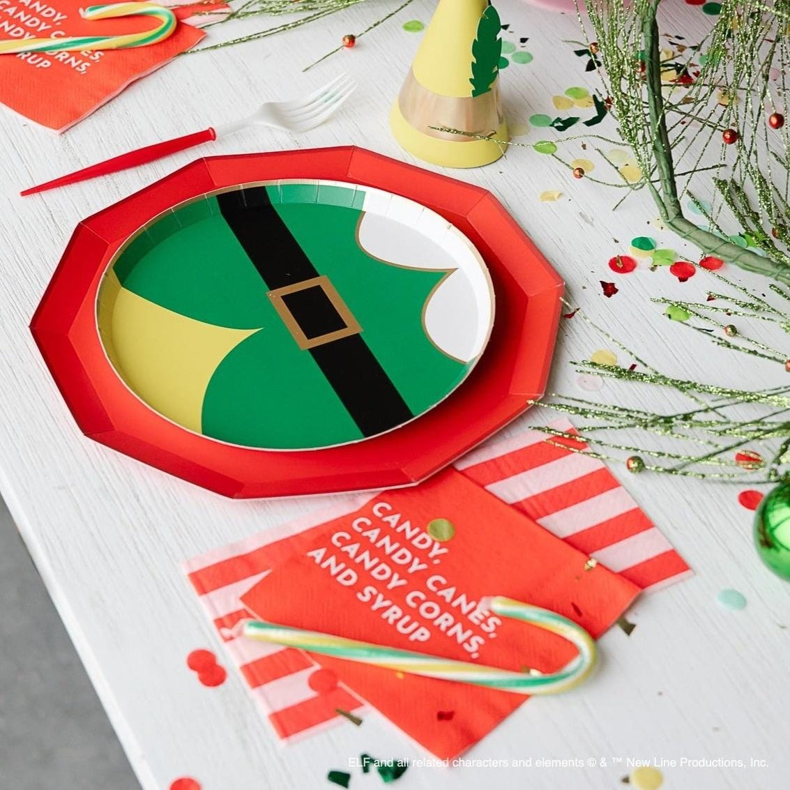 Red Dinner Plates - Stesha Party