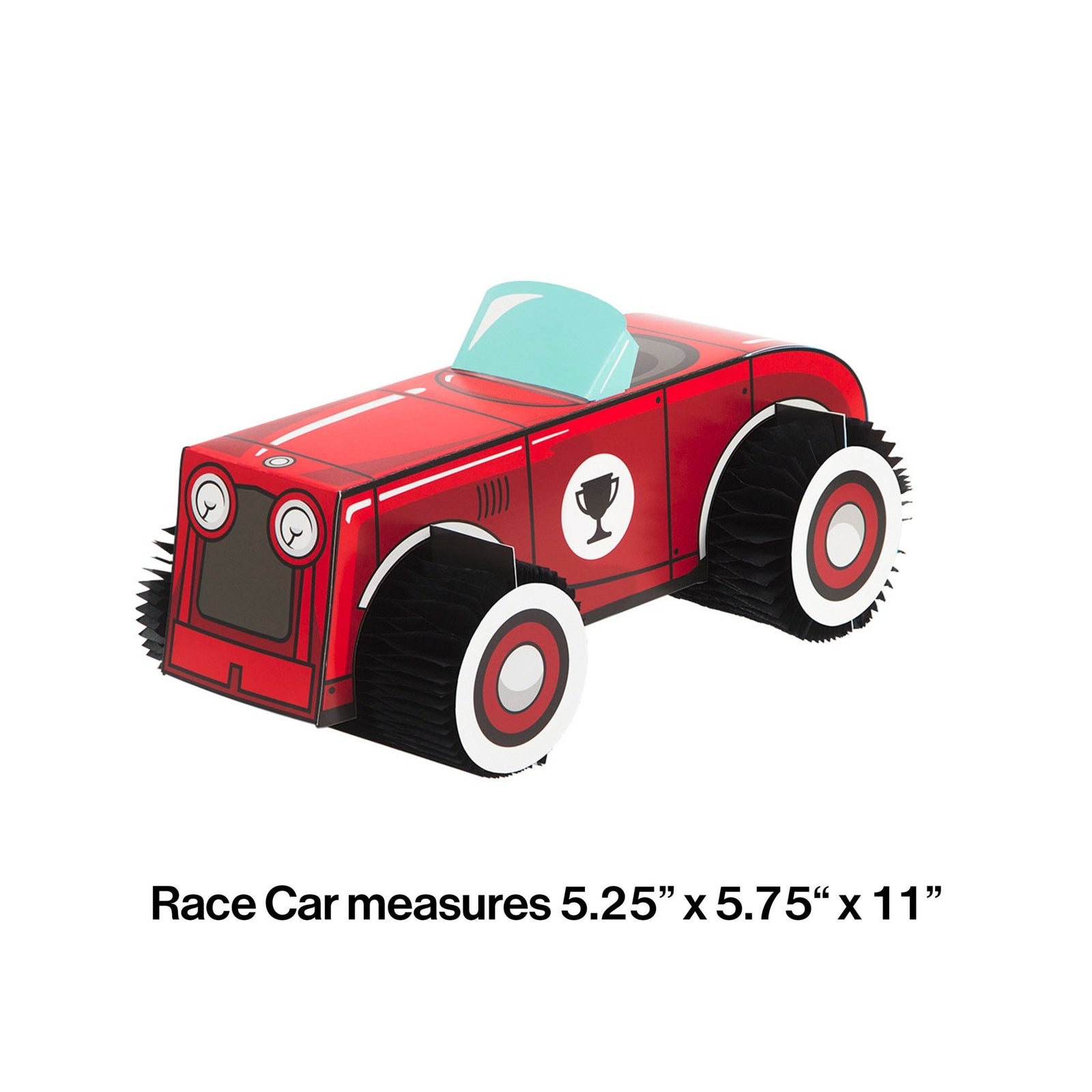 Red Race Car Party Centerpiece - Stesha Party