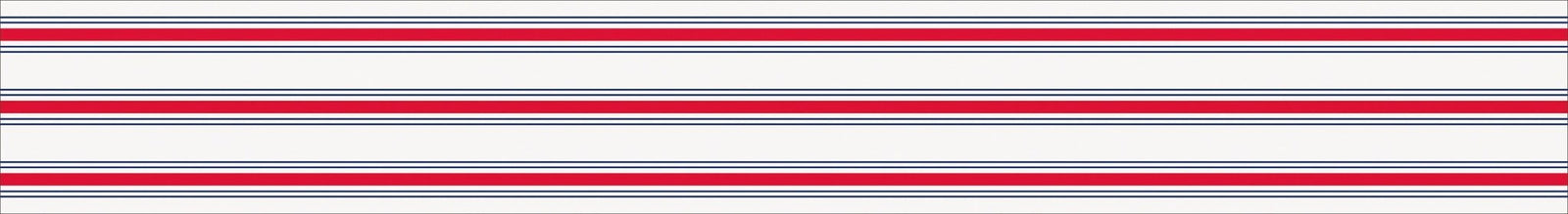Red White Blue Americana Table Runner - Stesha Party