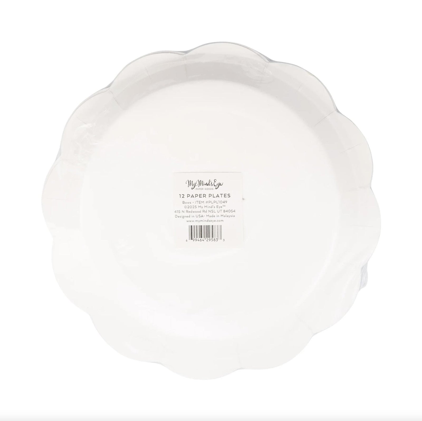 Red White Blue Bow Dinner Plates 8ct - Stesha Party