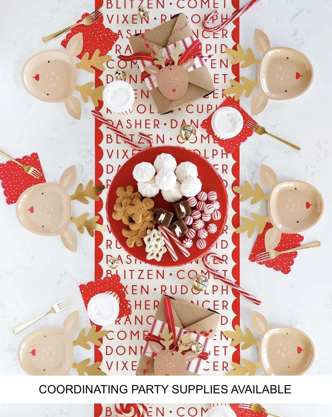 Reindeer Napkins - Stesha Party