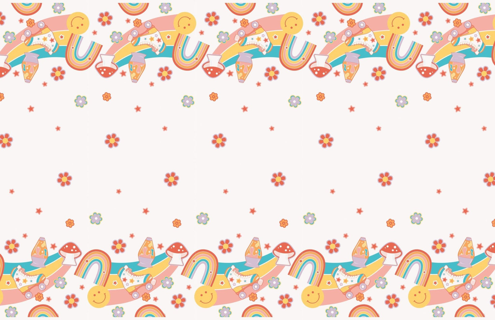 Retro Groovy Plastic Tablecloth - Stesha Party