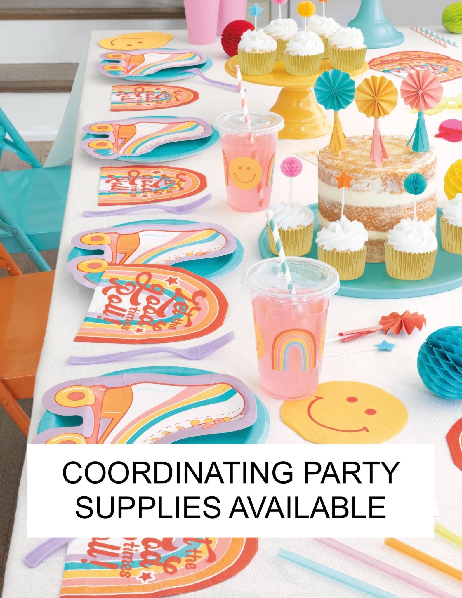 Retro Groovy Plastic Tablecloth - Stesha Party