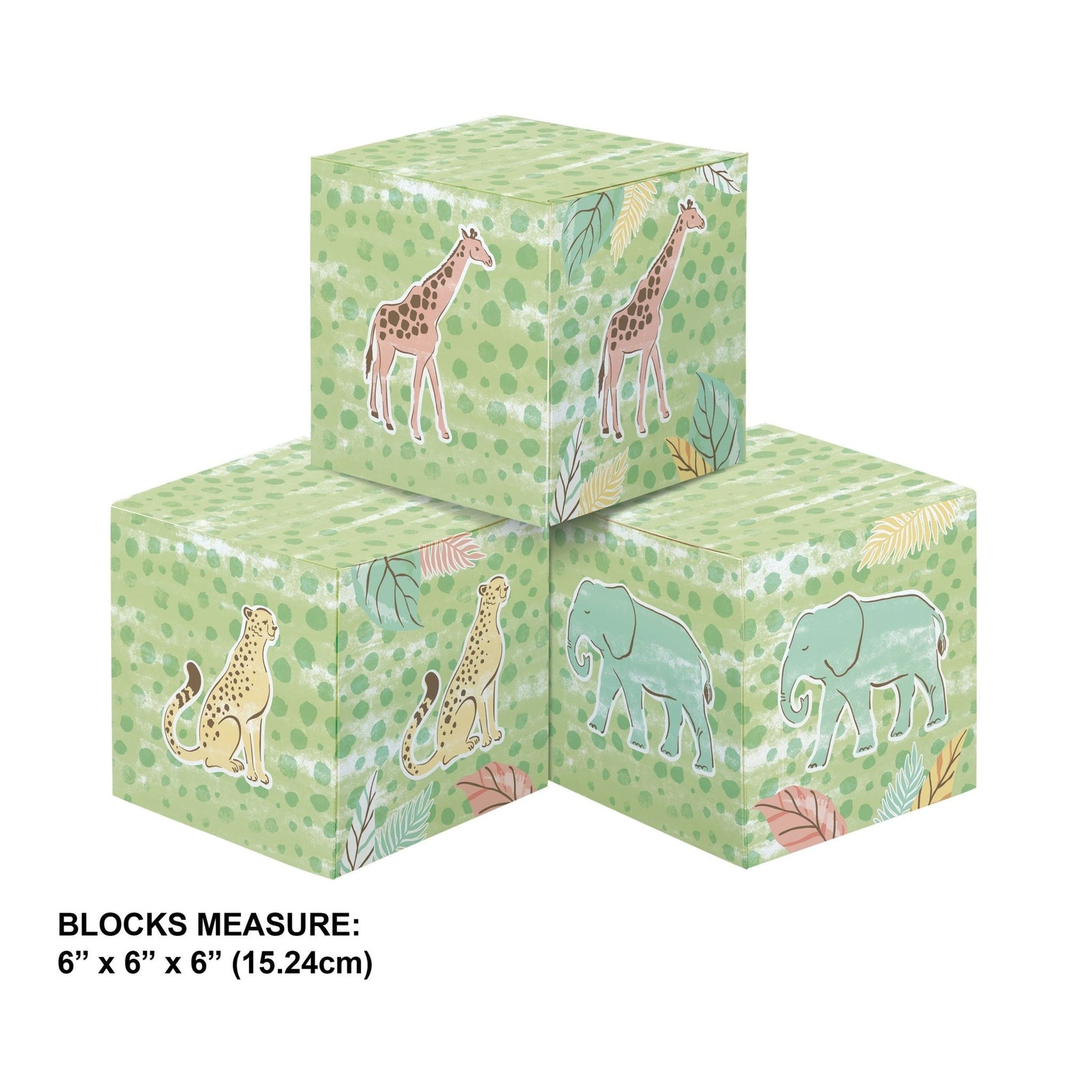 Safari Baby Blocks - Stesha Party