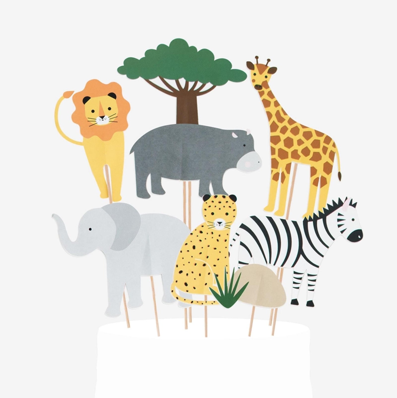 Safari Cake Toppers - Stesha Party