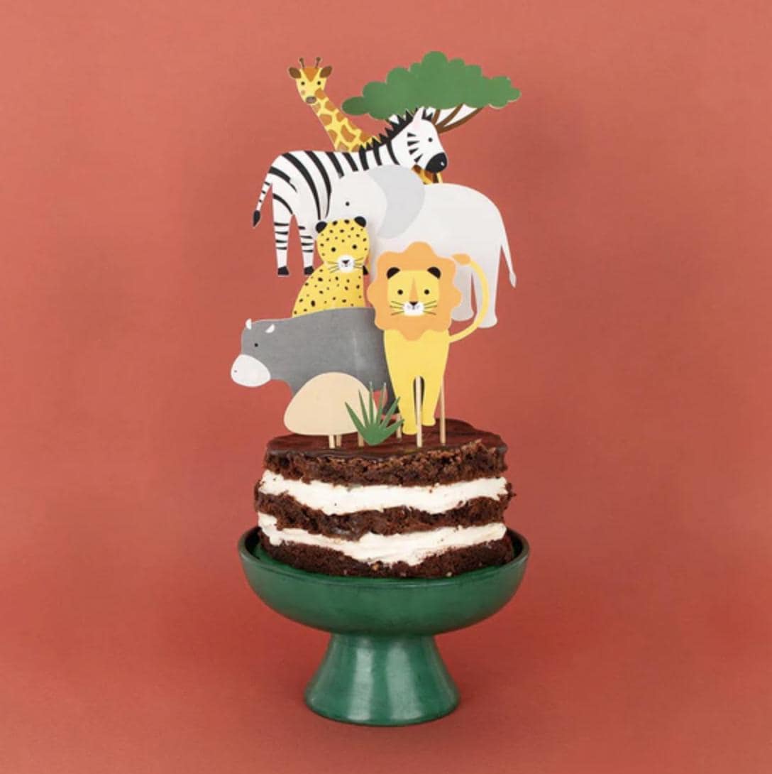 Safari Cake Toppers - Stesha Party