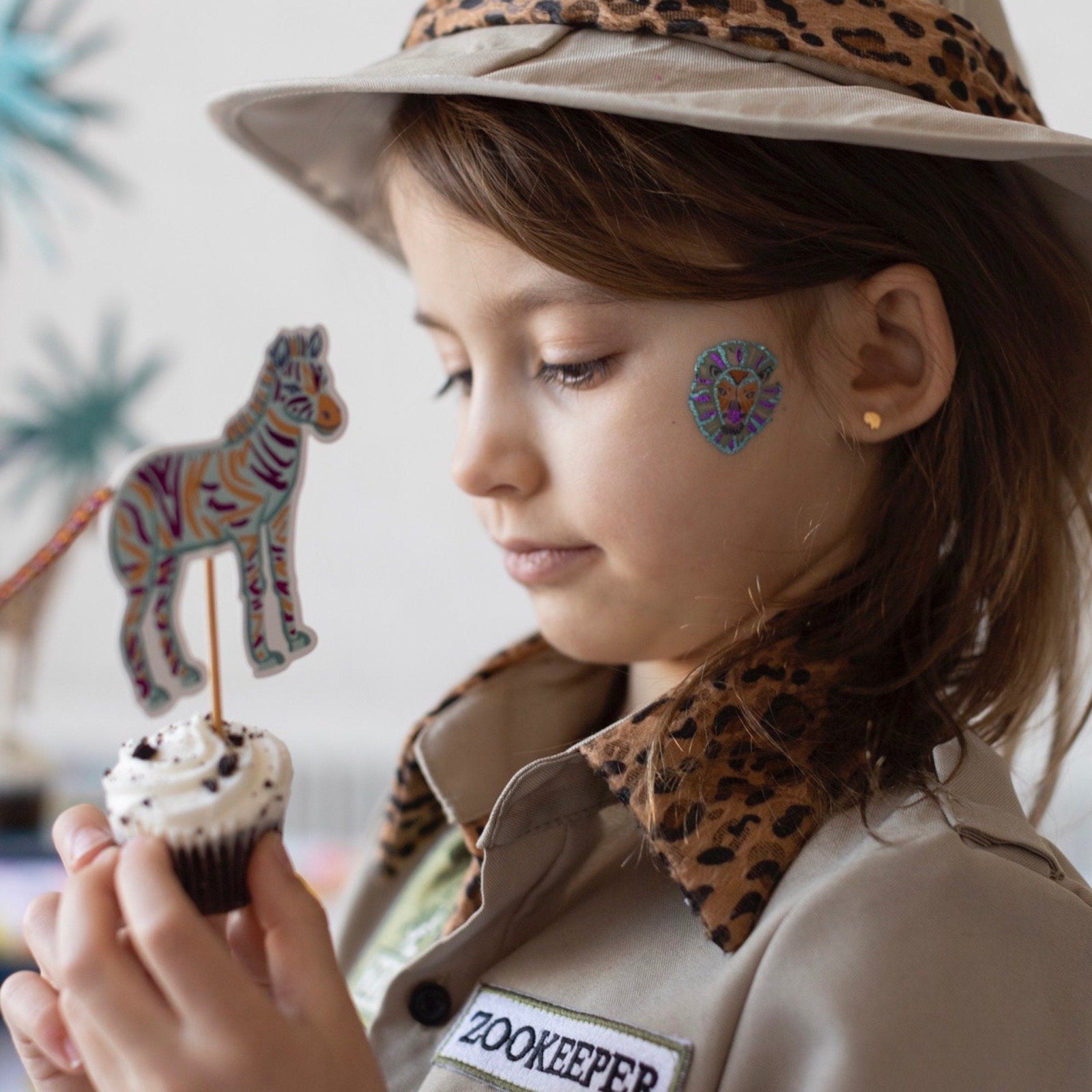 Safari Cupcake Toppers & Liners - Stesha Party