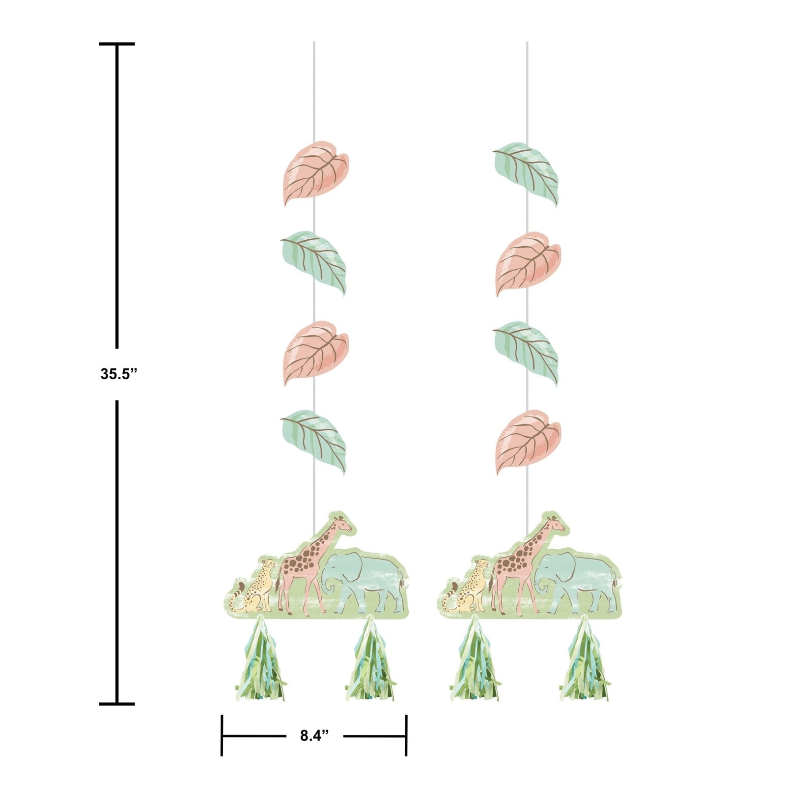 Safari Party Hanging Cutouts - Stesha Party