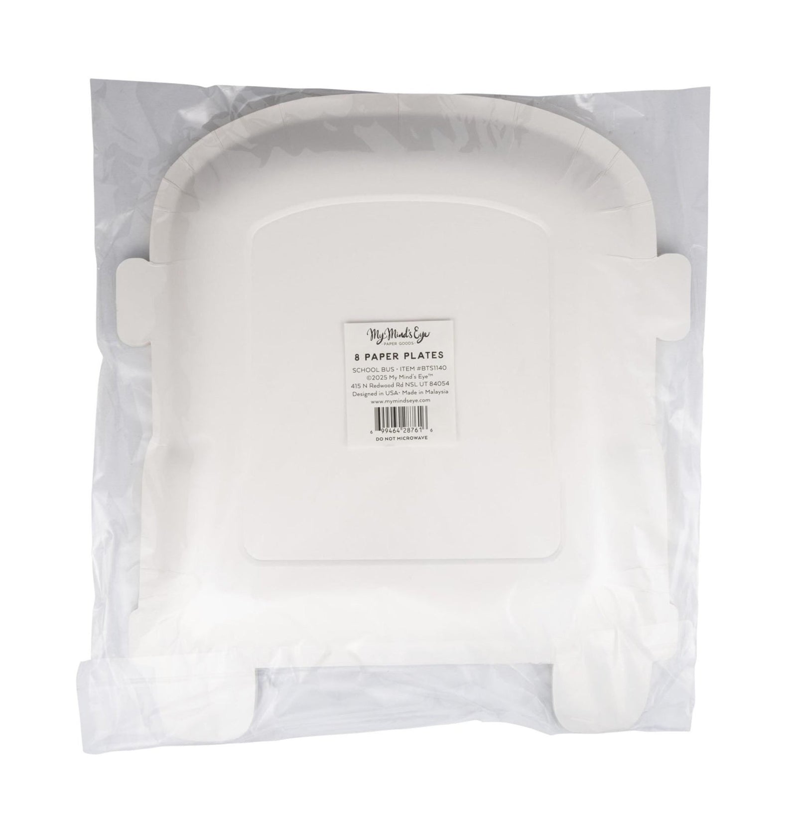 School Bus Paper Plates - Stesha Party