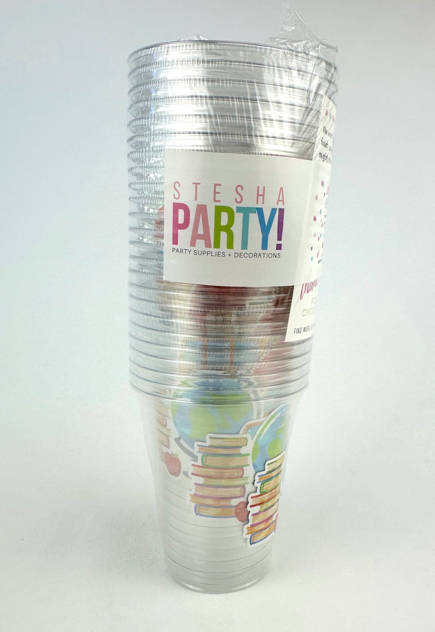 School Themed Party Cups 24ct - Stesha Party