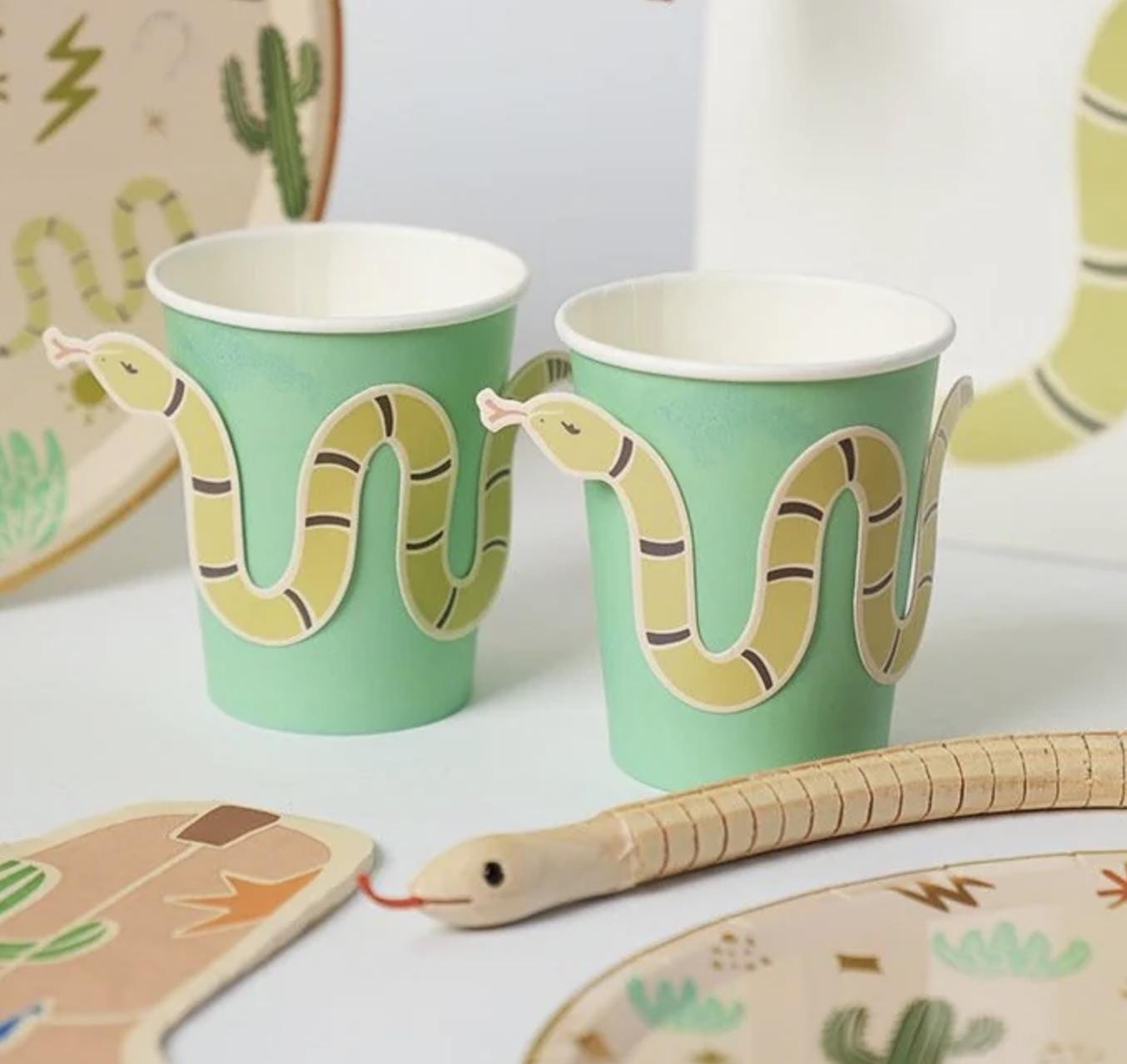 Snake Party Cups - Stesha Party