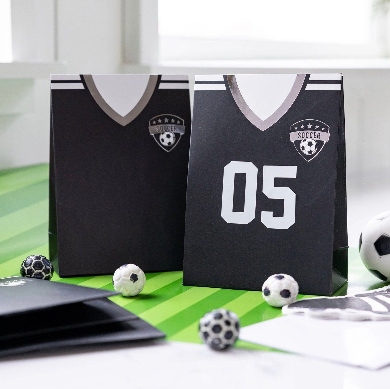 Soccer Favor Bags - Stesha Party