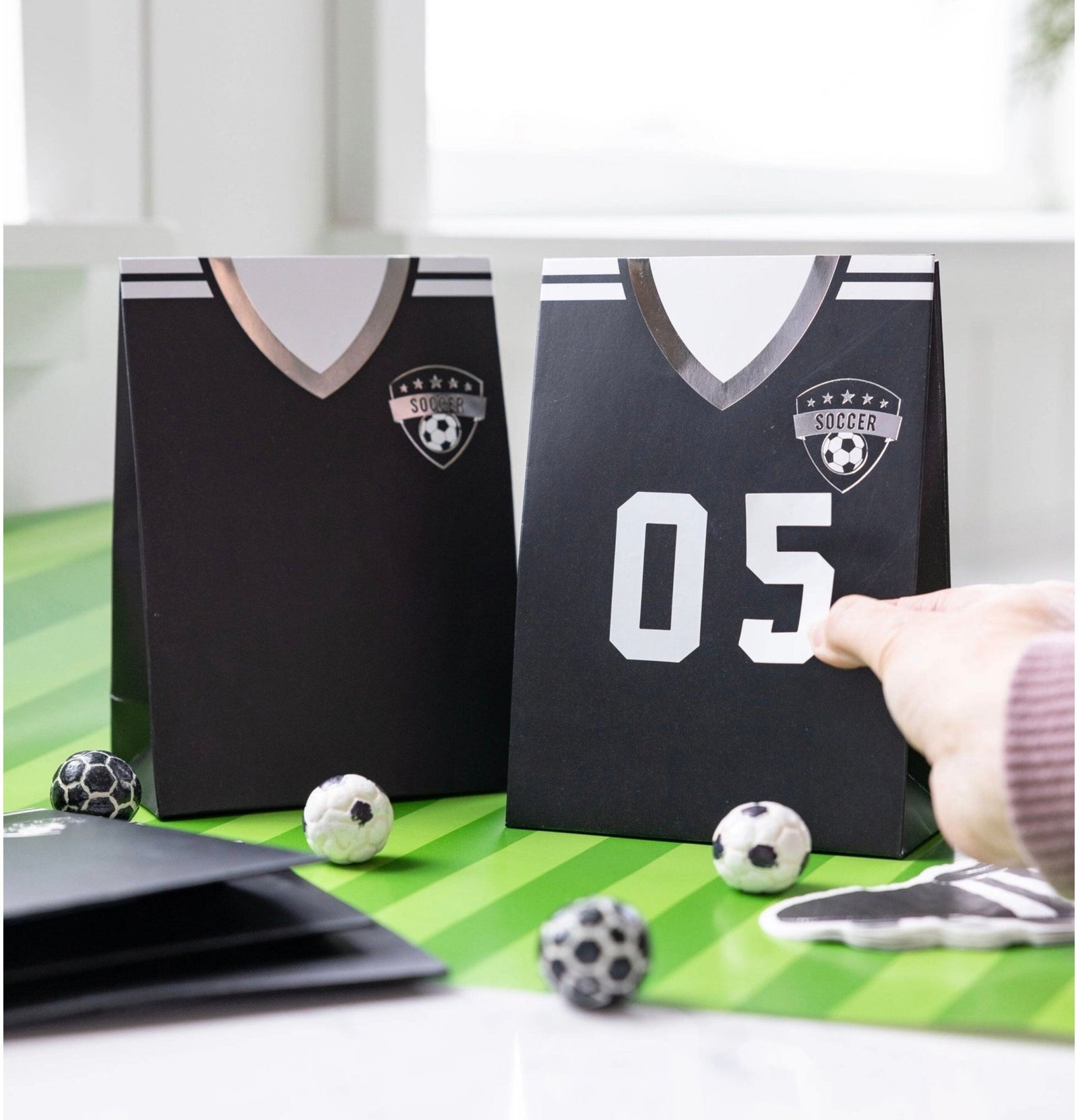 Soccer Favor Bags - Stesha Party