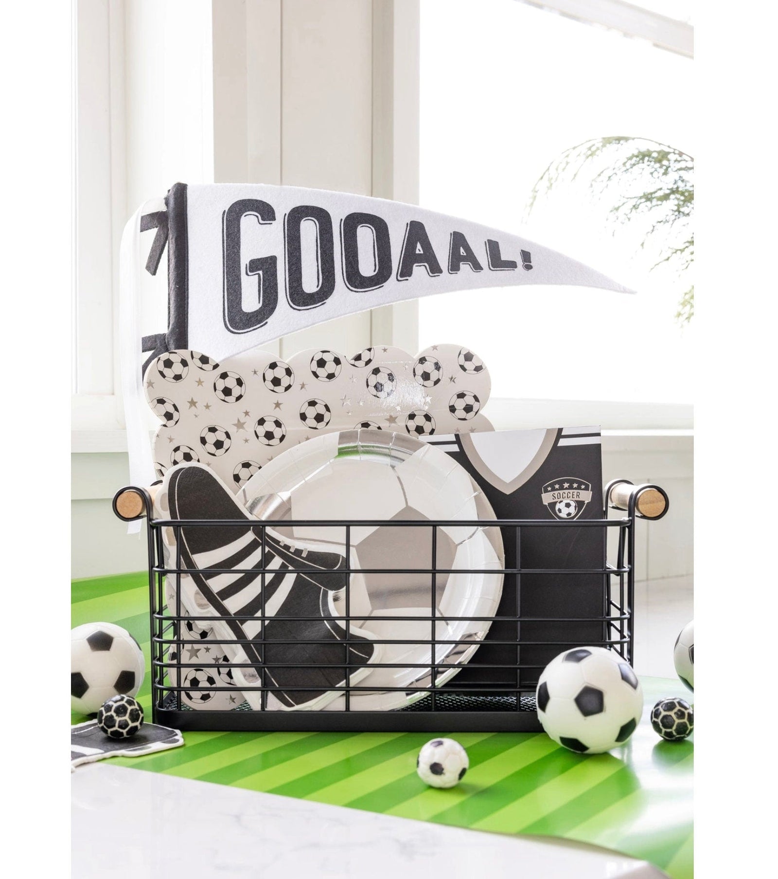 Soccer Felt Pennant - Stesha Party