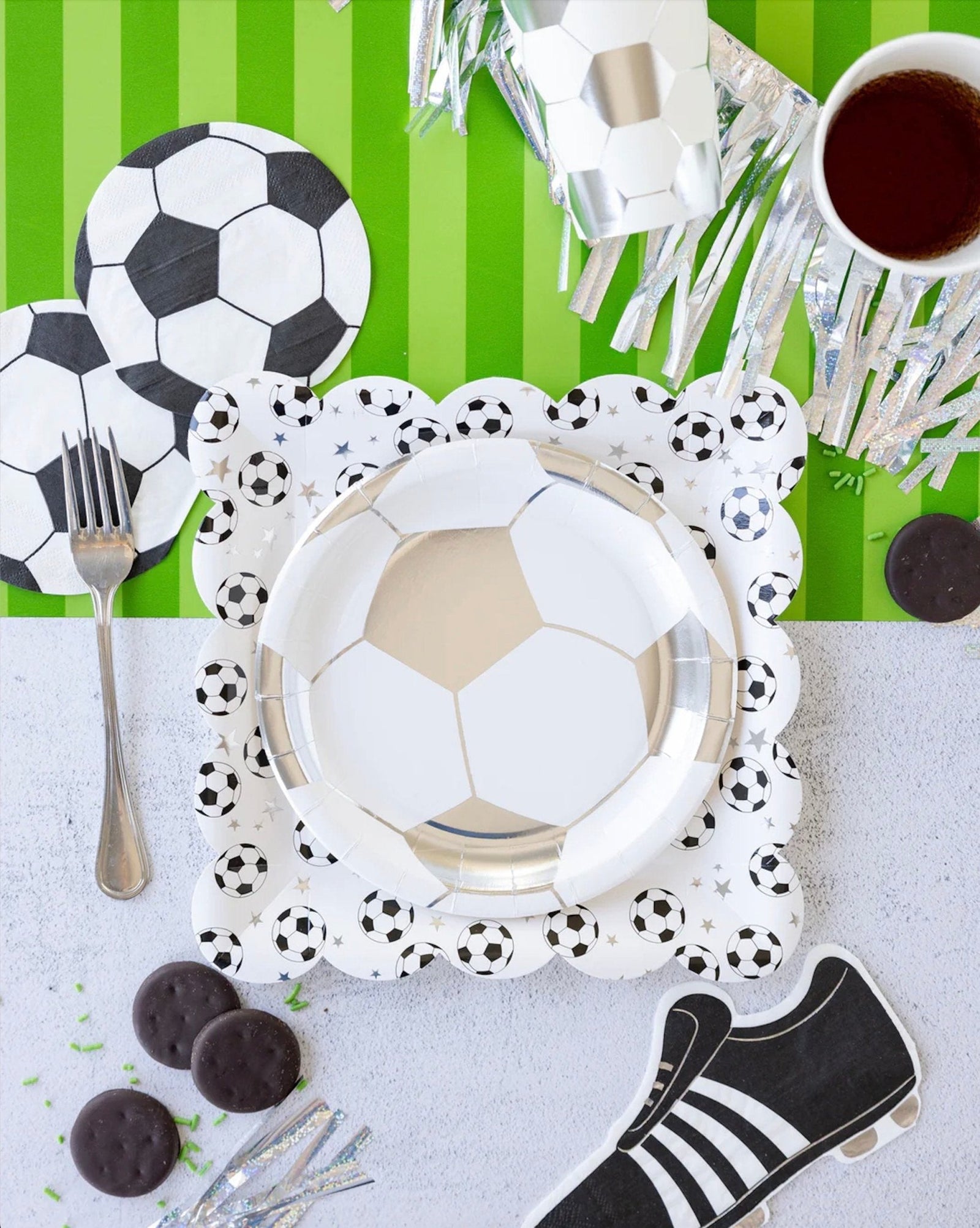 Soccer Paper Plates - Stesha Party