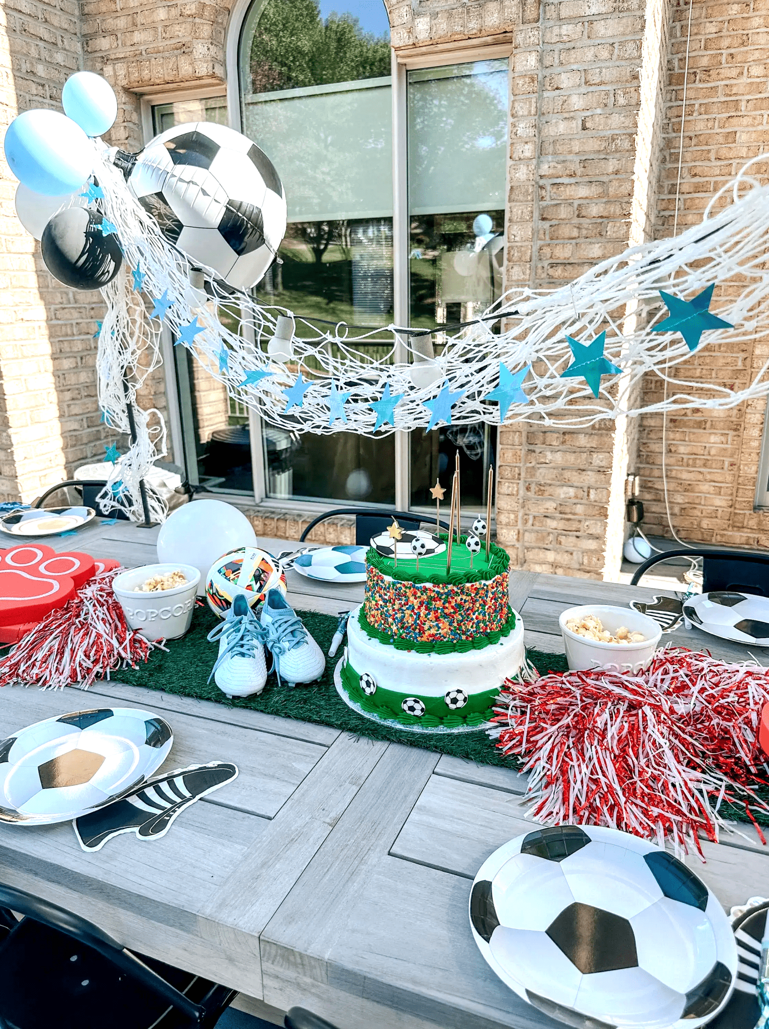 Soccer Party Napkins - Stesha Party