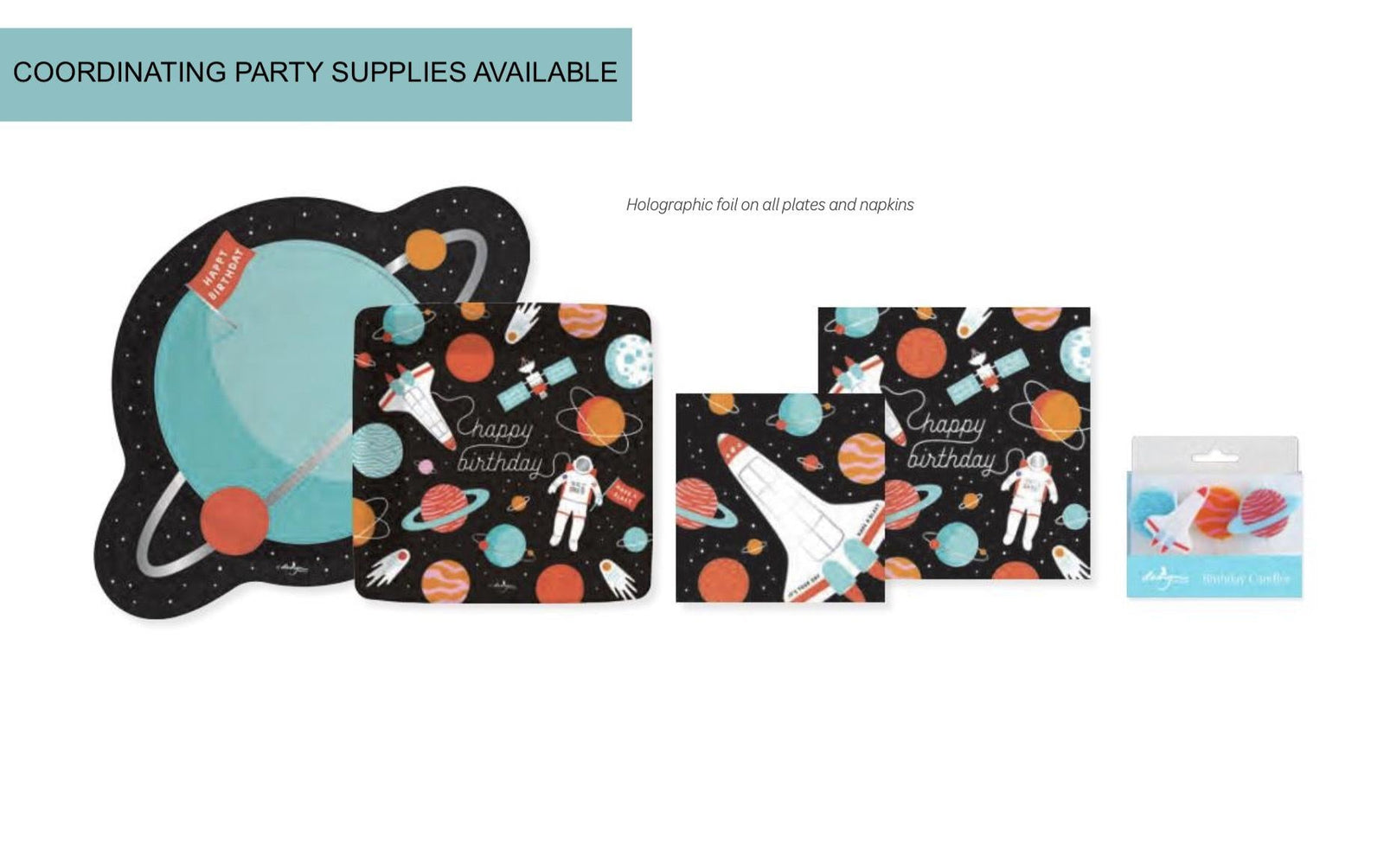 Space Party Candles - Stesha Party